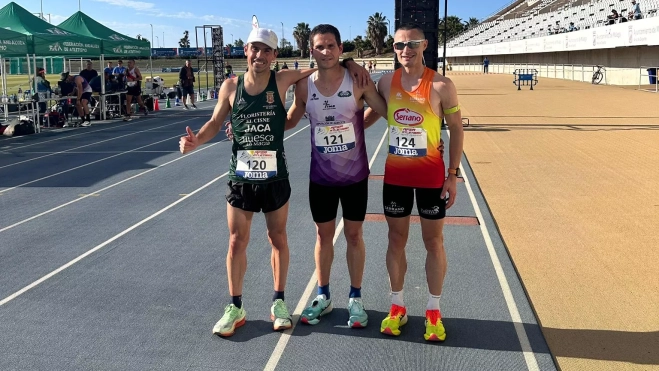 Los tres primeros hombres de la 50K
