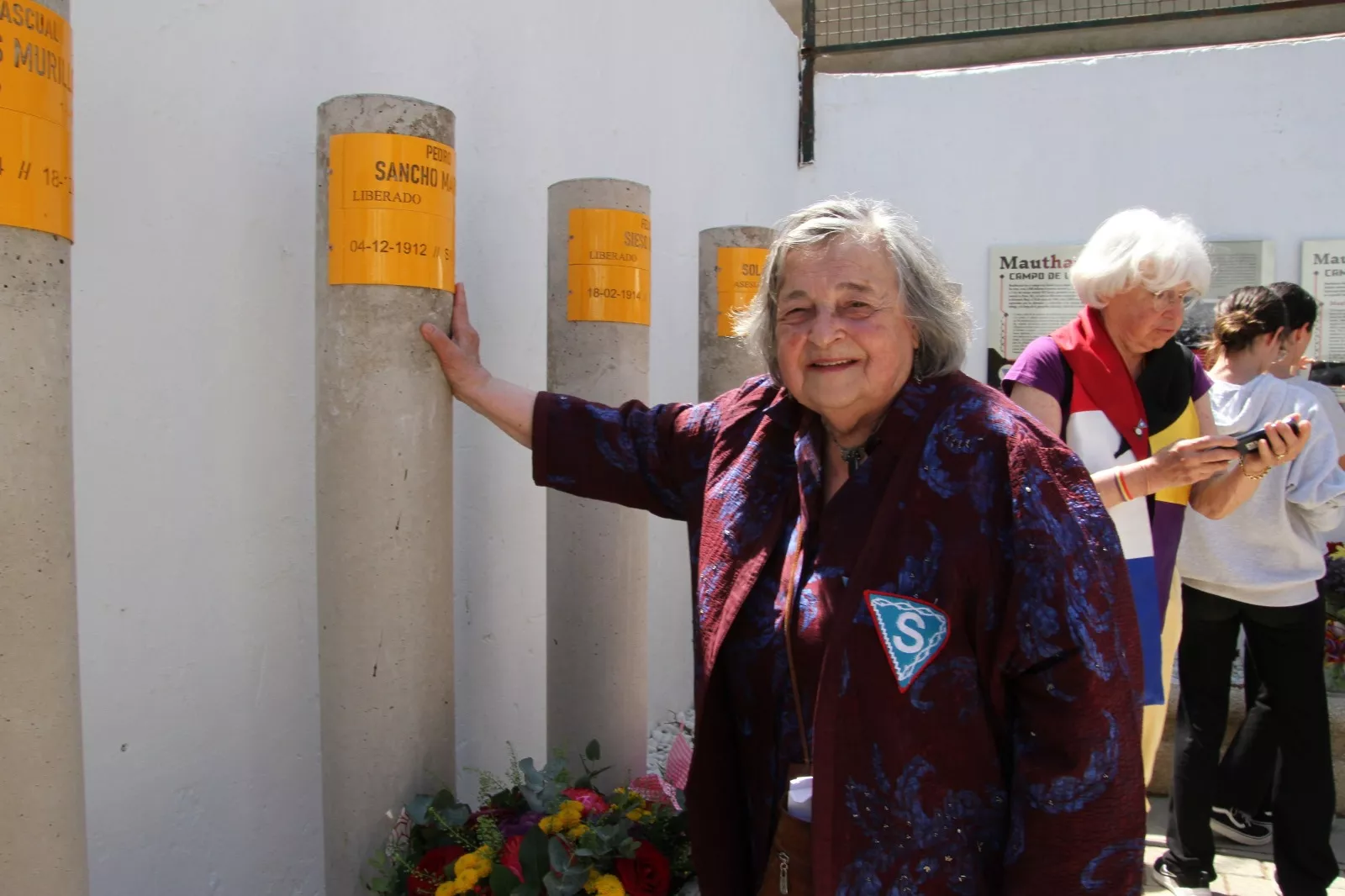 Homenaje en Leciñena a sus once vecinos deportados en campos de concentración nazis. Foto Carlos Neofato