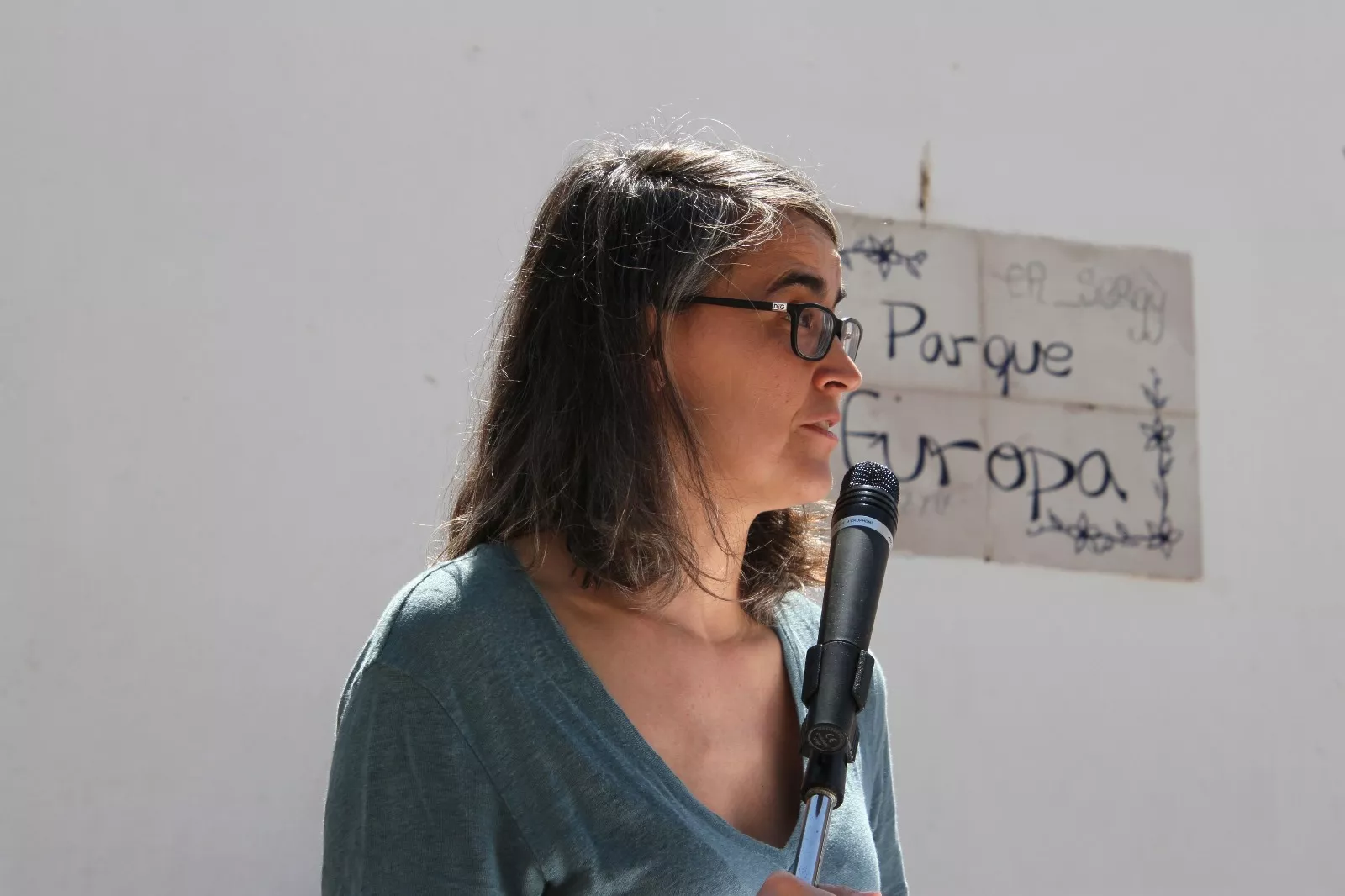 Homenaje en Leciñena a sus once vecinos deportados en campos de concentración nazis. Foto Carlos Neofato