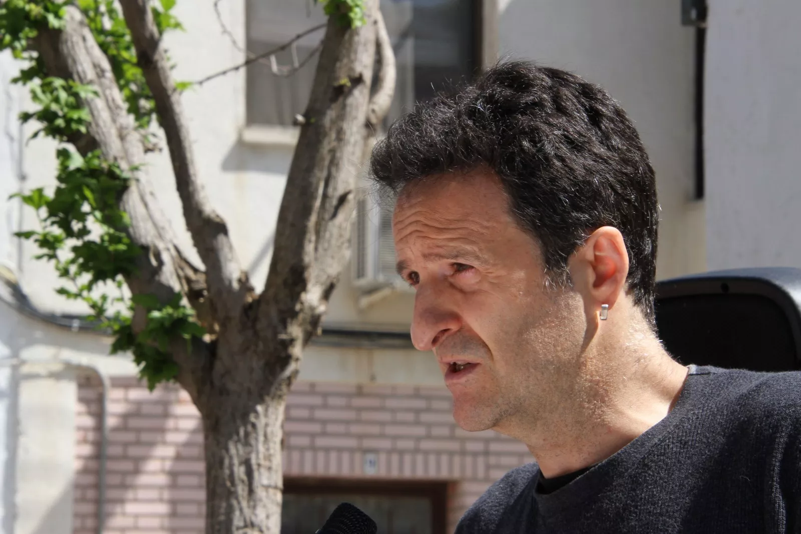 Homenaje en Leciñena a sus once vecinos deportados en campos de concentración nazis. Foto Carlos Neofato