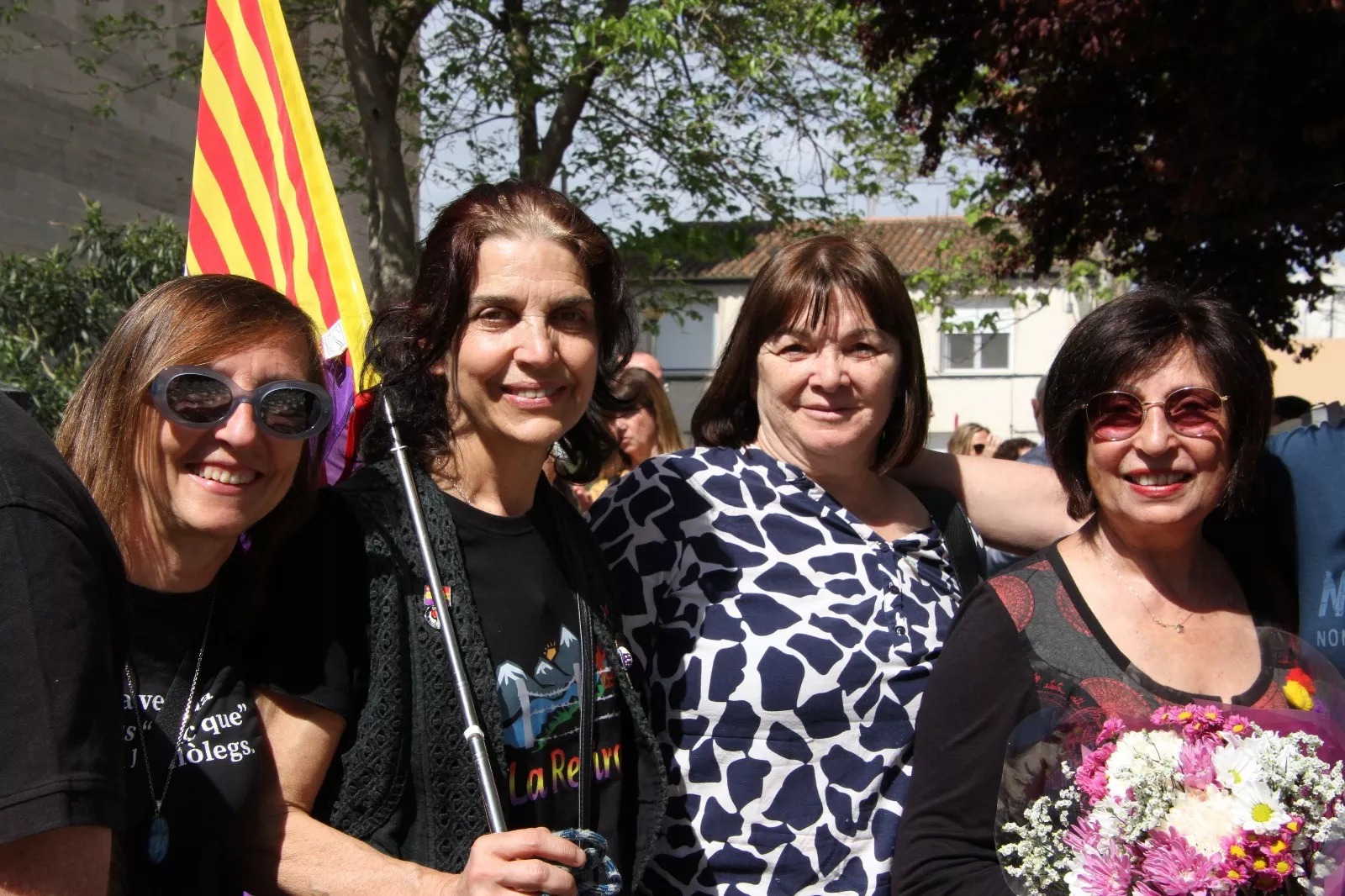 Homenaje en Leciñena a sus once vecinos deportados en campos de concentración nazis. Foto Carlos Neofato