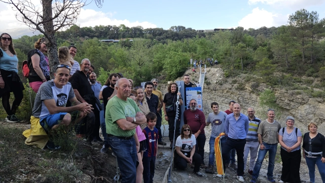 Participantes en la inauguración Ruta nabatera. Participantes en la inauguración Ruta nabatera.