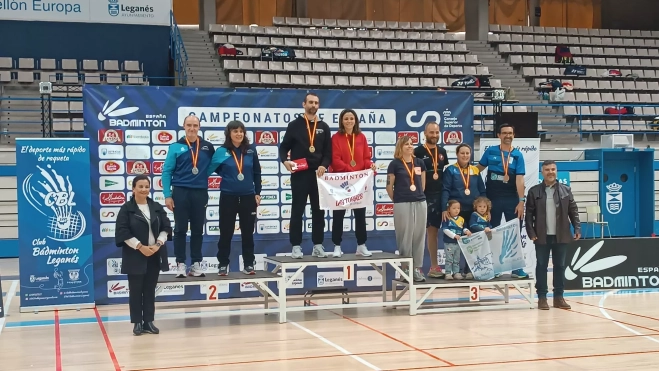 Marco Foj, subcampeones dobles mixtos Marco Foj, subcampeones dobles mixtos