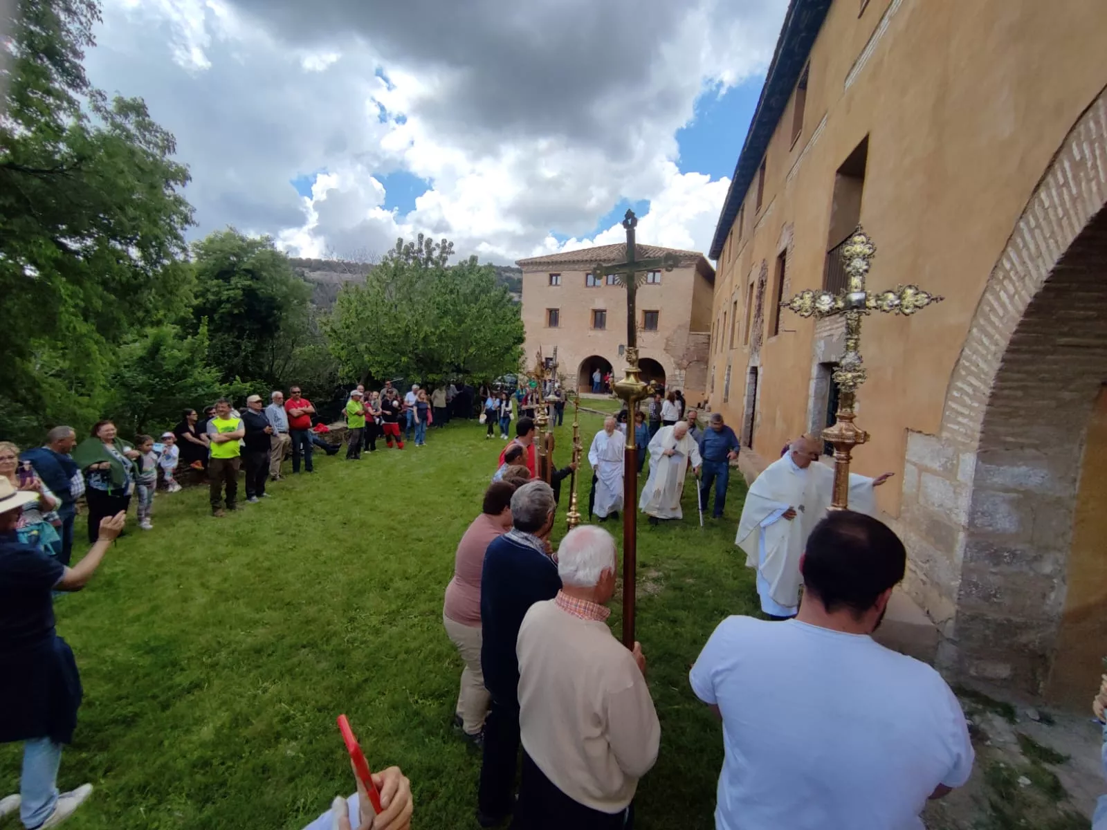 Romería de los nueve pueblos a San Cosme y San Damián en Panzano. Foto Fernando Paules