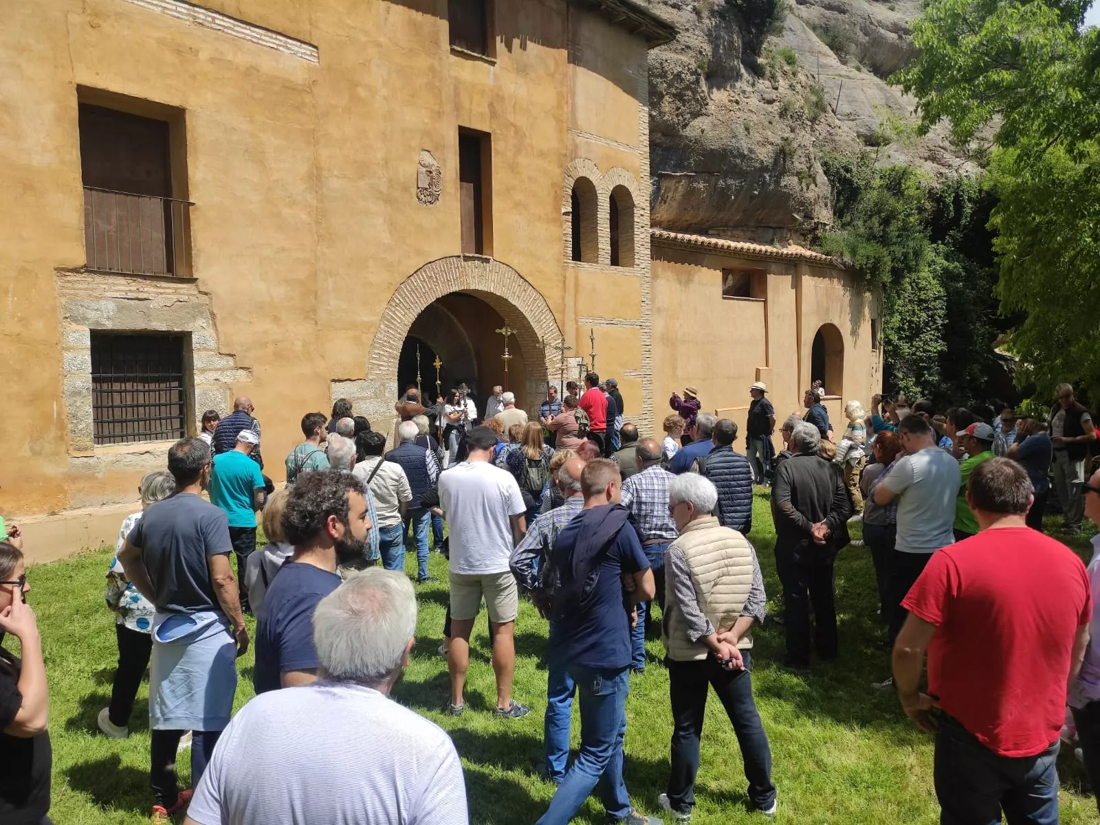 Romería de los nueve pueblos a San Cosme y San Damián en Panzano. Foto Fernando Paules