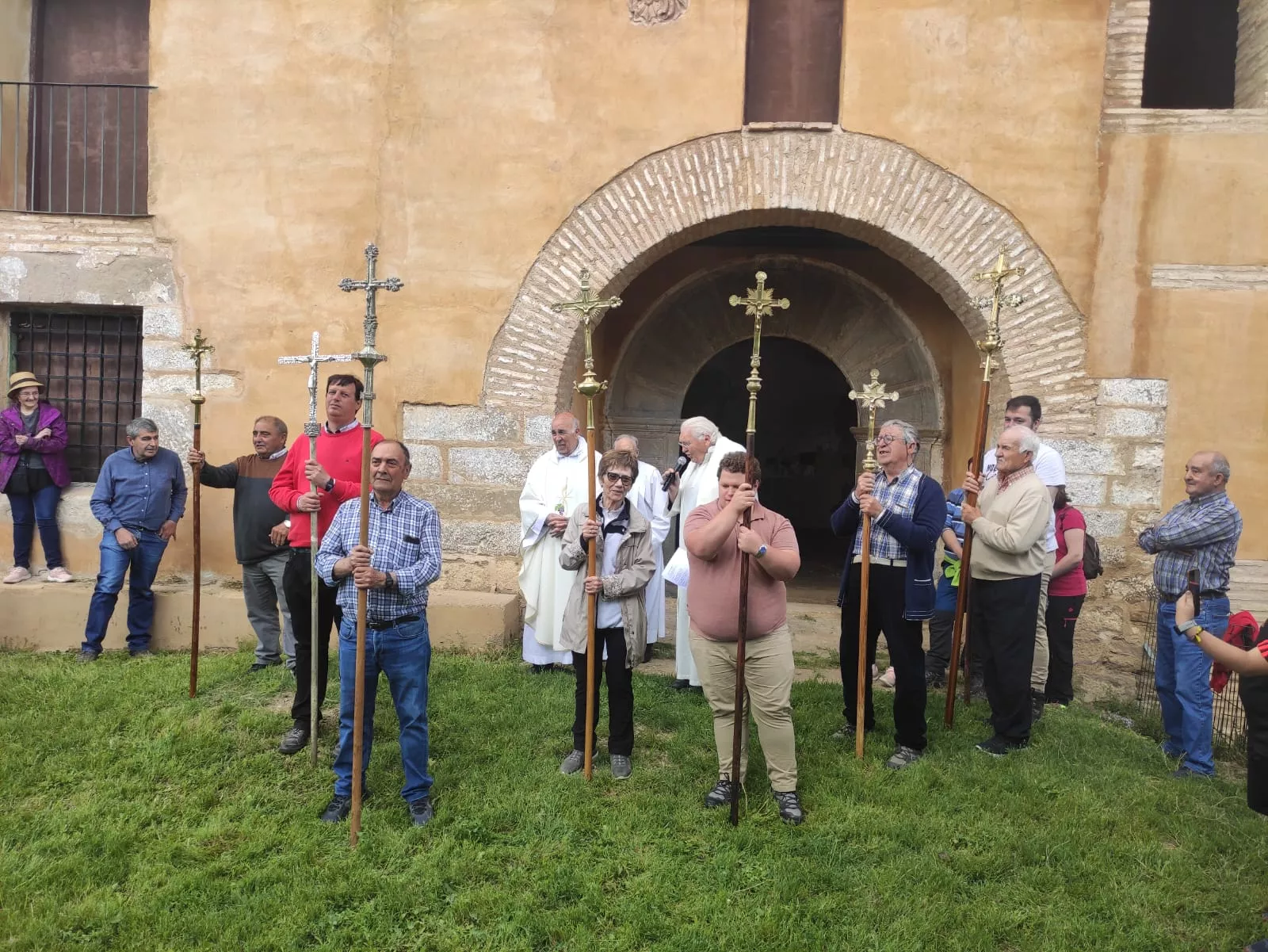 Romería de los nueve pueblos a San Cosme y San Damián en Panzano. Foto Fernando Paules
