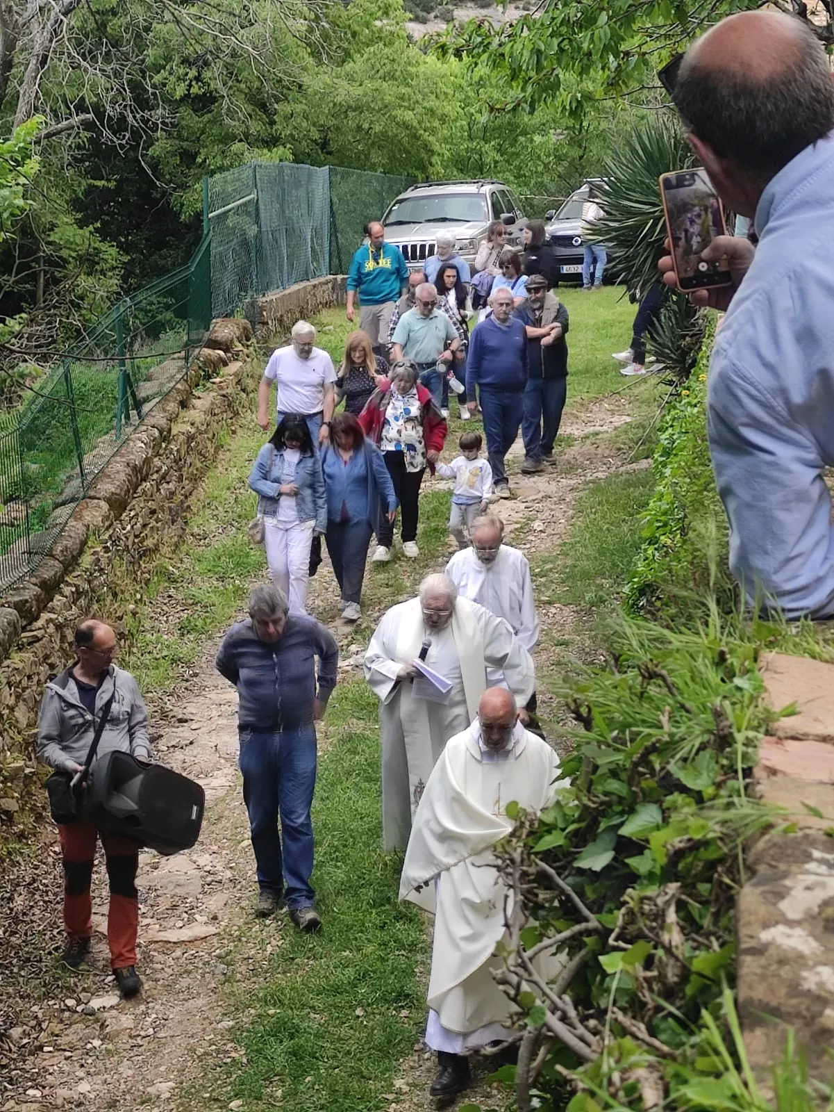 Romería de los nueve pueblos a San Cosme y San Damián en Panzano. Foto Fernando Paules