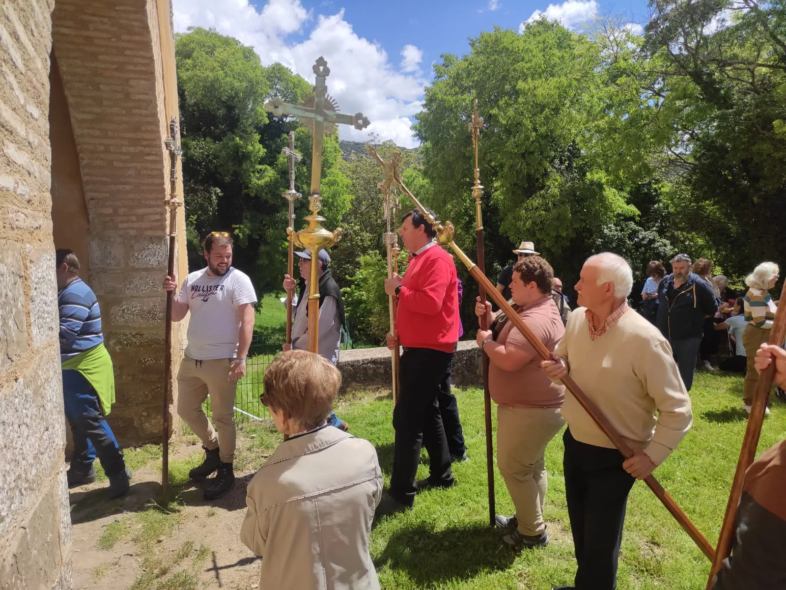 Romería de los nueve pueblos a San Cosme y San Damián en Panzano. Foto Fernando Paules