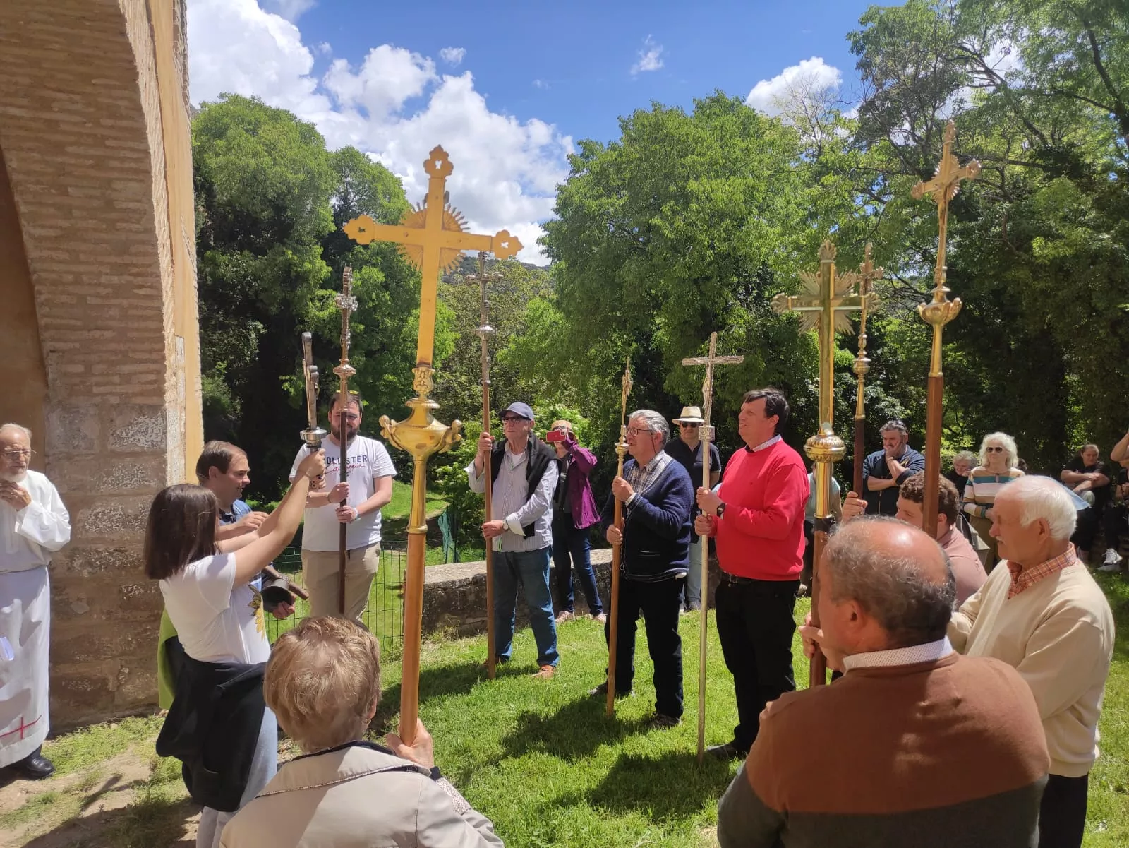 Romería de los nueve pueblos a San Cosme y San Damián en Panzano. Foto Fernando Paules