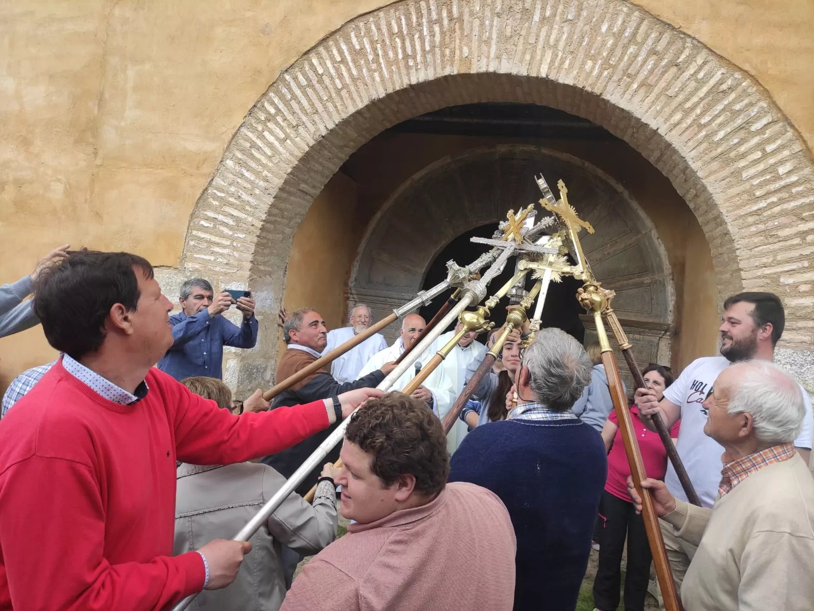 Romería de los nueve pueblos a San Cosme y San Damián en Panzano. Foto Fernando Paules