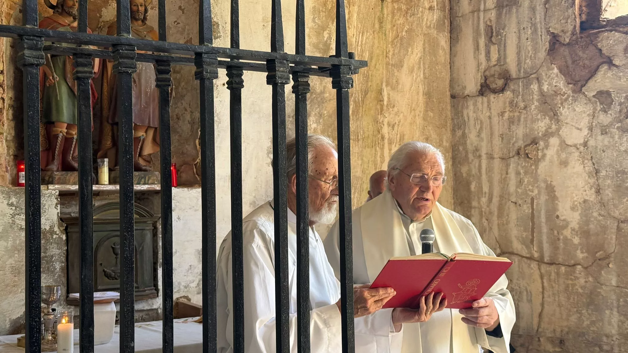 Romería de los nueve pueblos a San Cosme y San Damián en Panzano. Foto Ignacio Almudévar