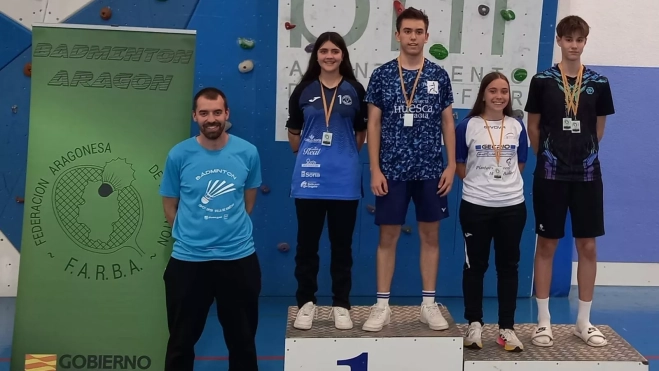 Podio dobles mixtos Sub-19 Podio dobles mixtos Sub-19