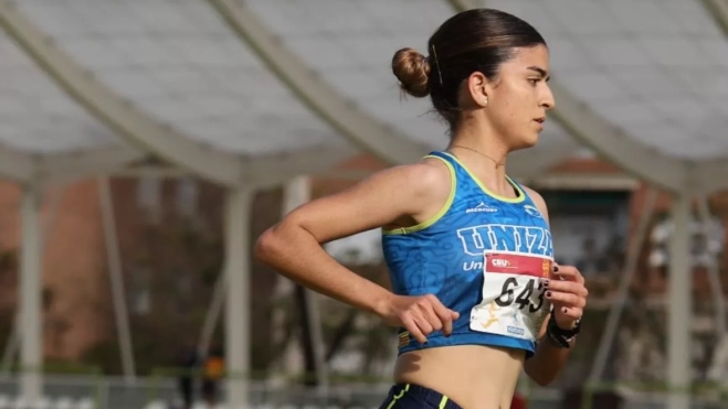 Raquel de Francisco en el 5.000 Raquel de Francisco en el 5.000