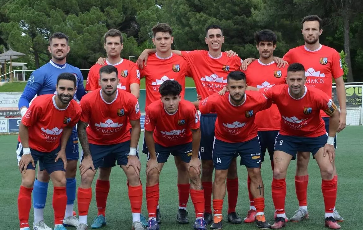 Once del Fraga, este domingo ante el Andorra.