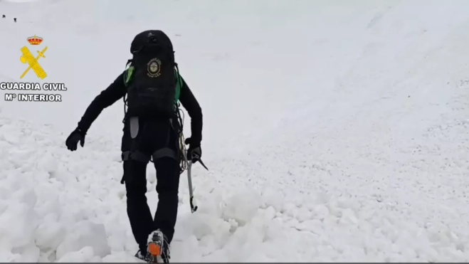 Rescate en el pico Bisaurín. Rescate en el pico Bisaurín.