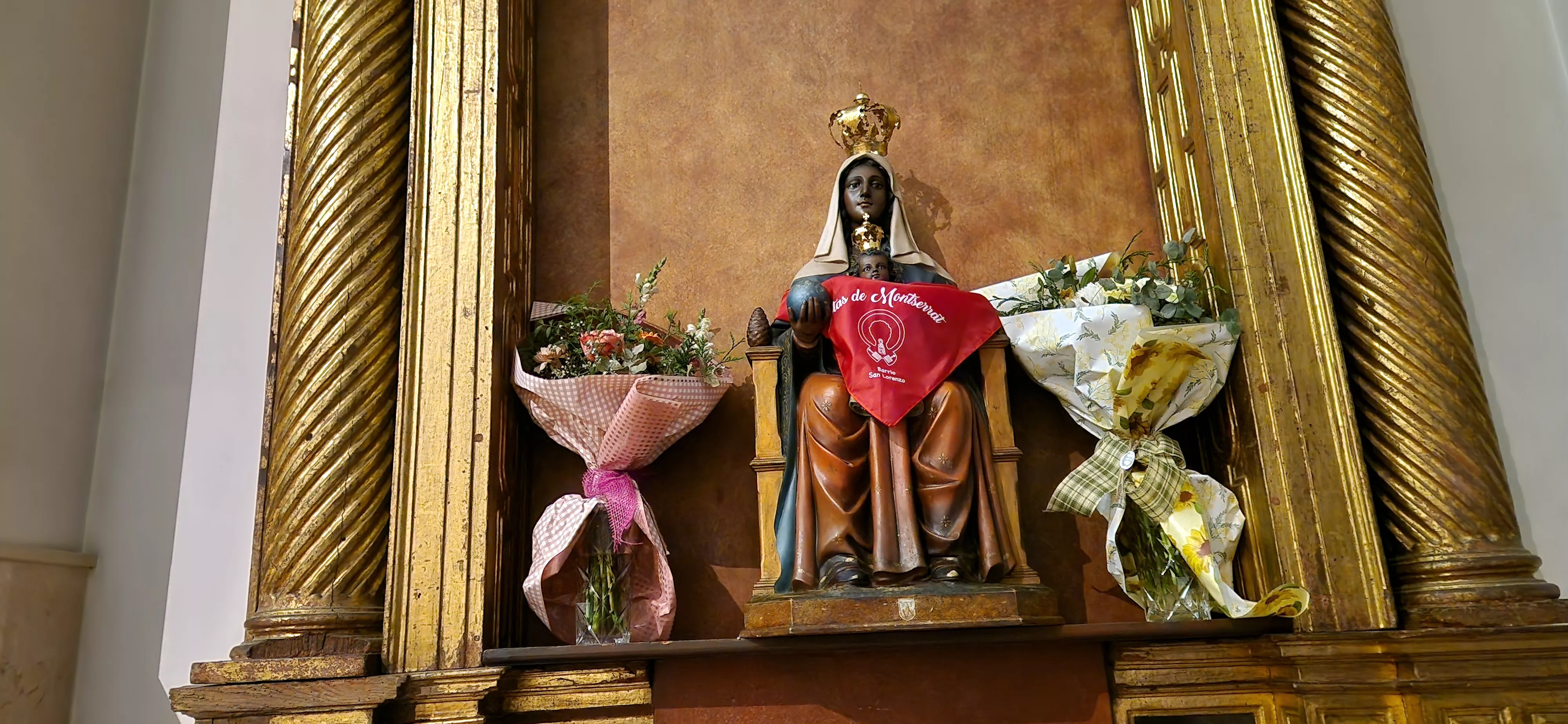 Virgen de Montserrat. Foto Myriam Martínez