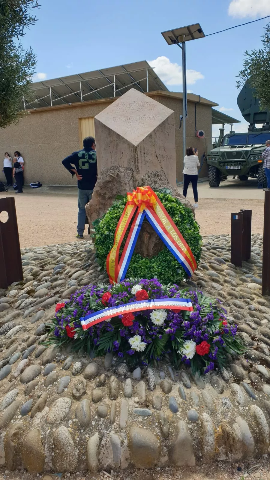 Celebración del 25 aniversario del monumento conmemorativo de la batalla de 1812 en Salas Altas