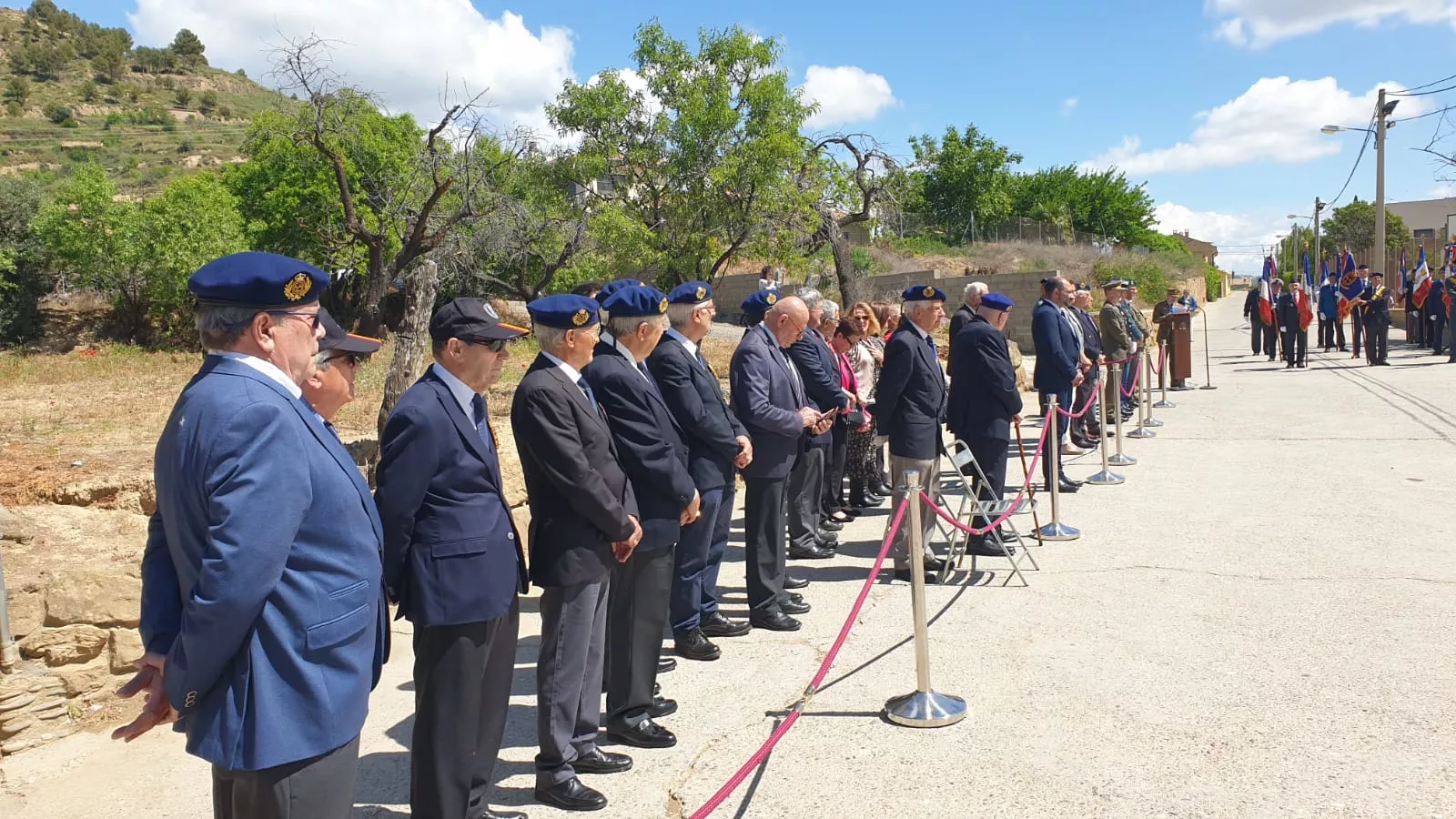 Celebración del 25 aniversario del monumento conmemorativo de la batalla de 1812 en Salas Altas