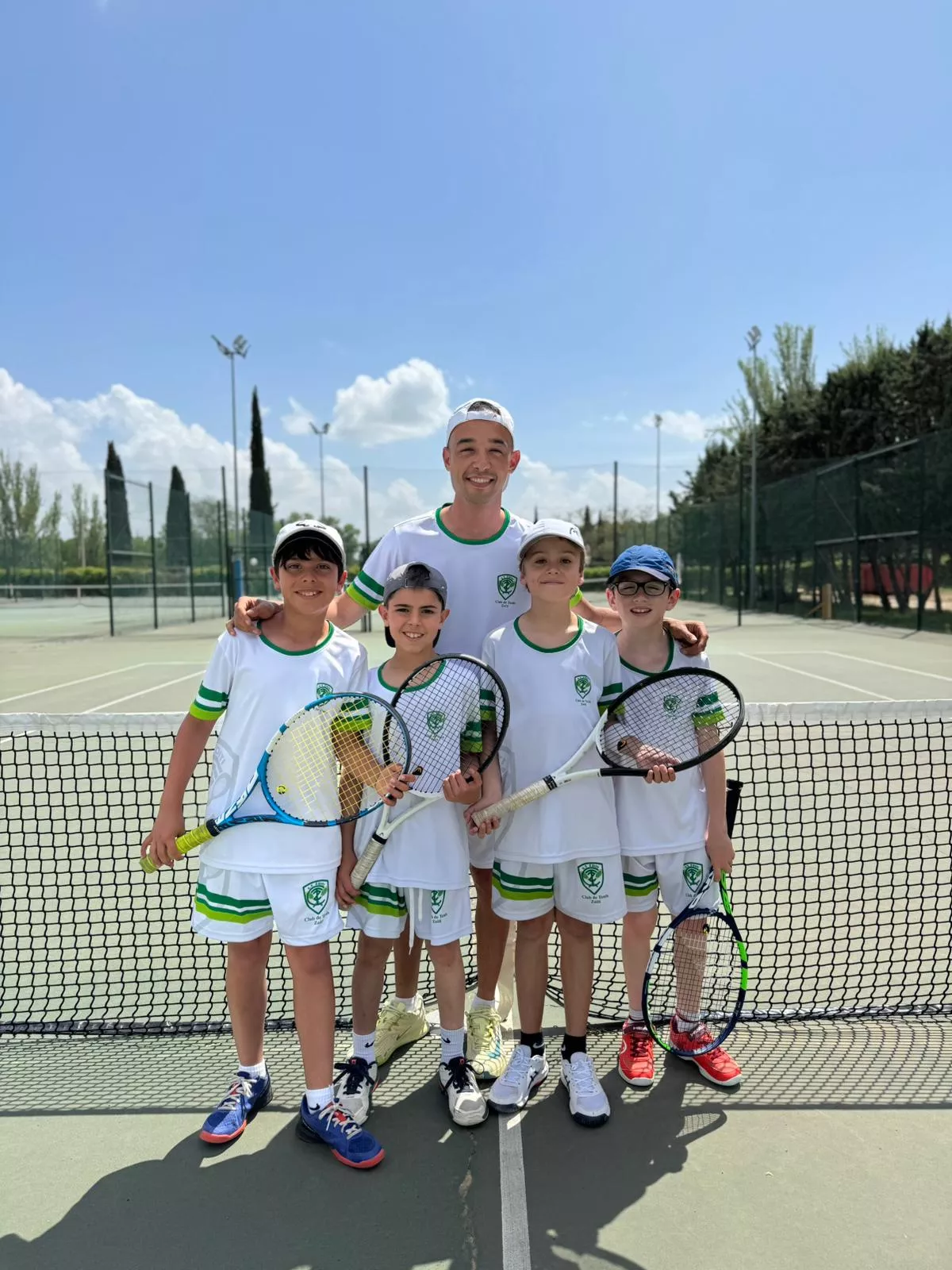 Los alevines zoitistas, campeones de Aragón de Segunda.