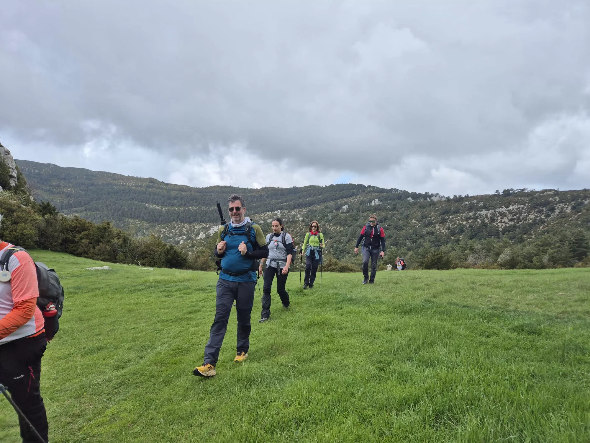 Reto de la cima del Tozal de Guara de los Javieres. Foto Juanlu Herrero