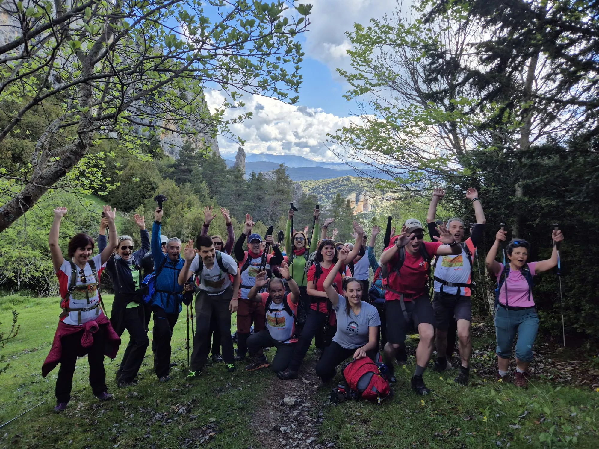 Reto de la cima del Tozal de Guara de los Javieres. Foto Juanlu Herrero