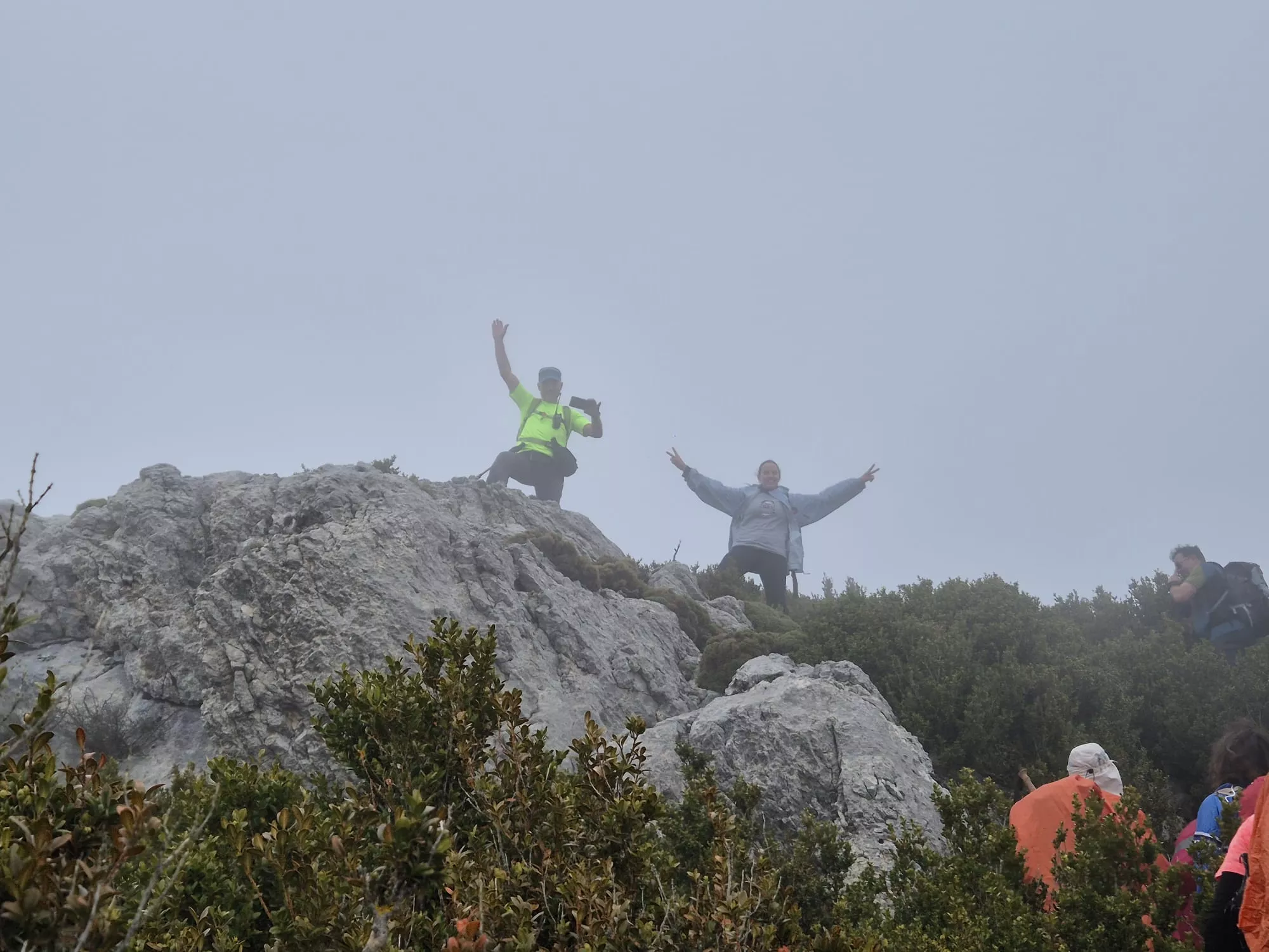 Reto de la cima del Tozal de Guara de los Javieres. Foto Juanlu Herrero