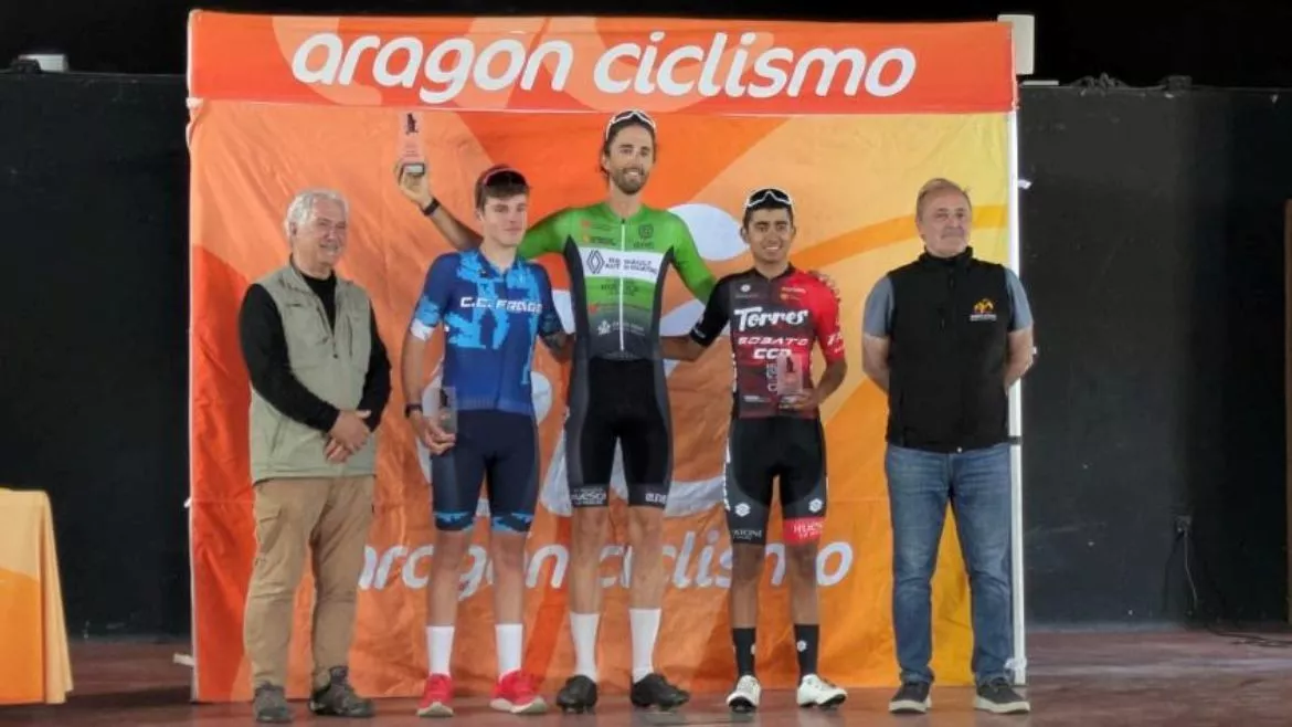 Bruno Garcés, vencedor de la Ruta de Goya Copa Primavera de Fuendetodos.