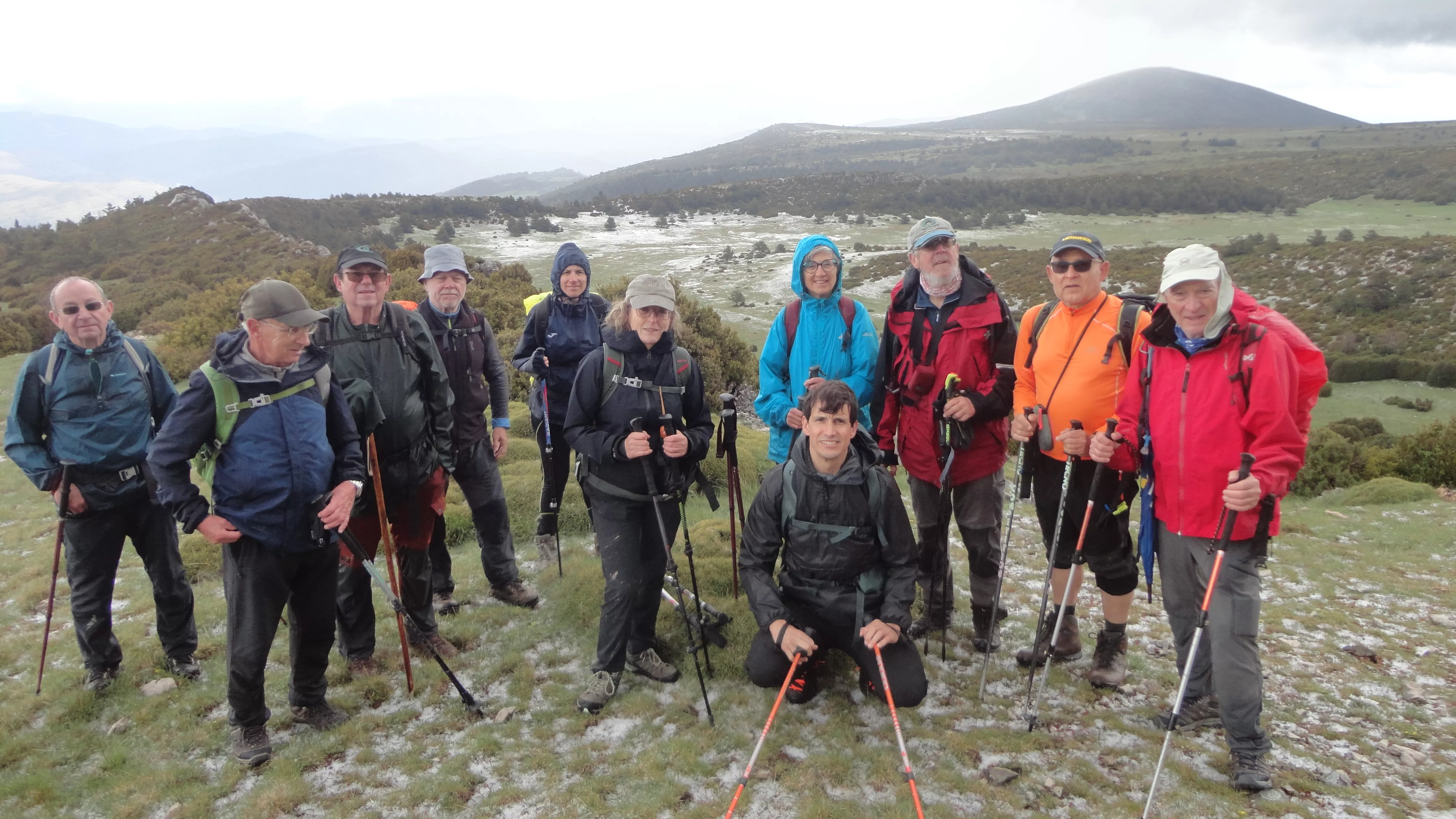 Parte del grupo en los llanos de Cupierlo.