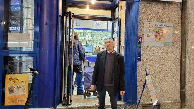 Juan Carlos Gabarre, dos veces le ha tocado la lotería Juan Carlos Gabarre, dos veces le ha tocado la lotería