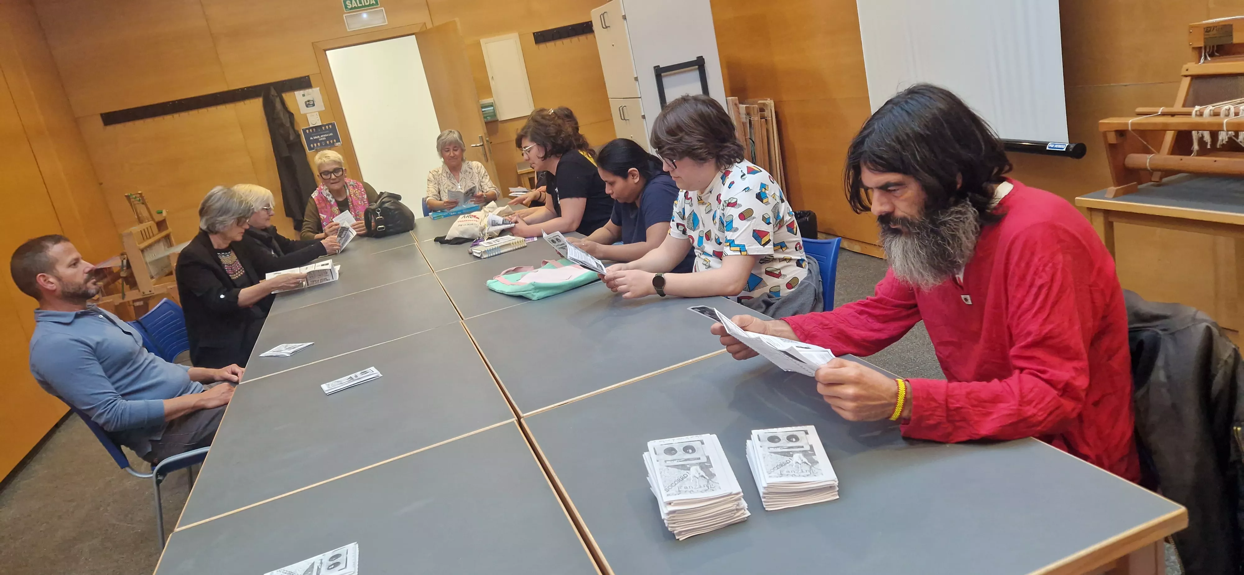Presentación de Socorro! Fanzine en el 3º Barriofest. Foto Myriam Martínez