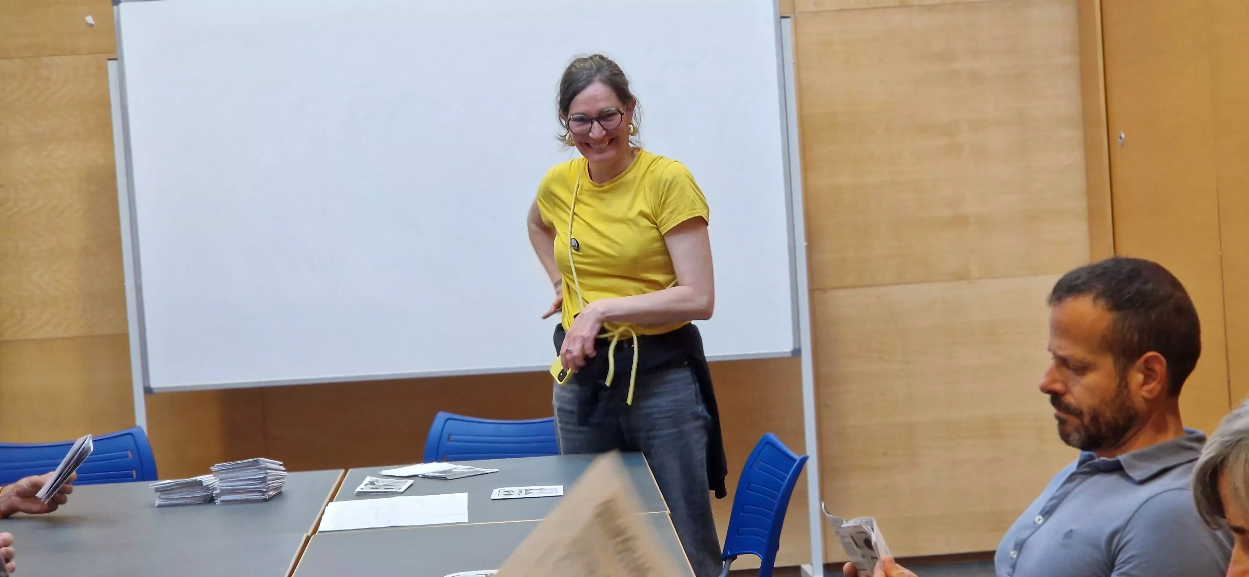 Presentación de Socorro! Fanzine en el 3º Barriofest. Foto Myriam Martínez