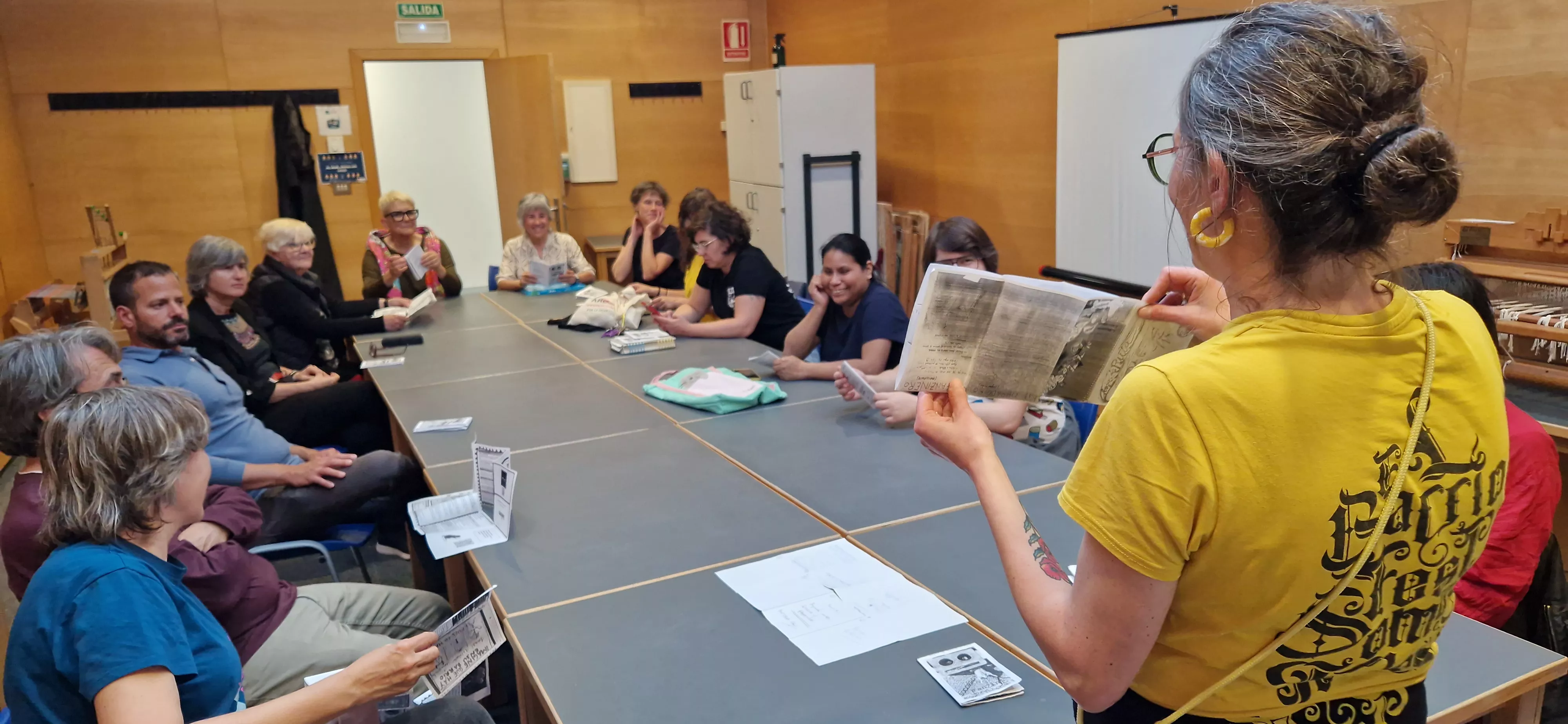 Presentación de Socorro! Fanzine en el 3º Barriofest. Foto Myriam Martínez