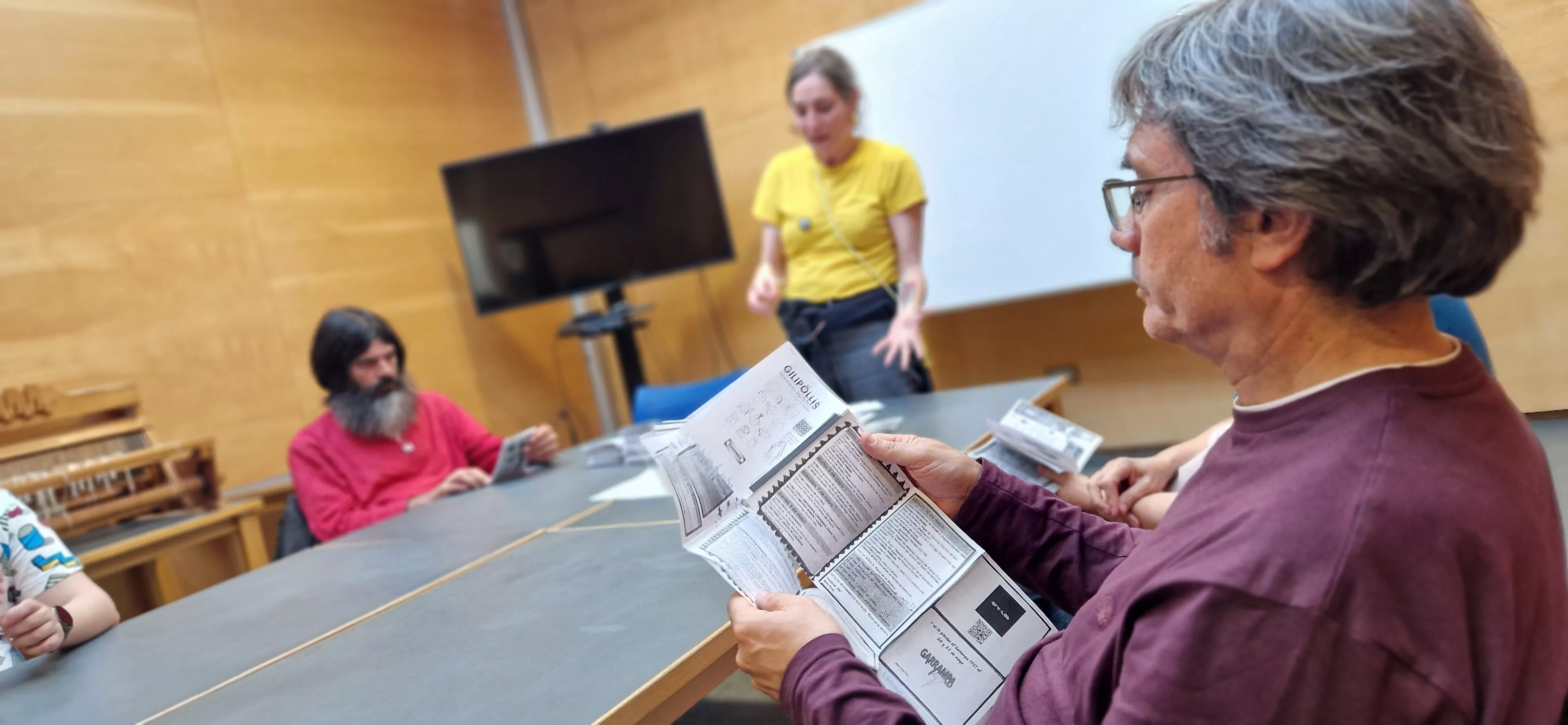 Presentación de Socorro! Fanzine en el 3º Barriofest. Foto Myriam Martínez