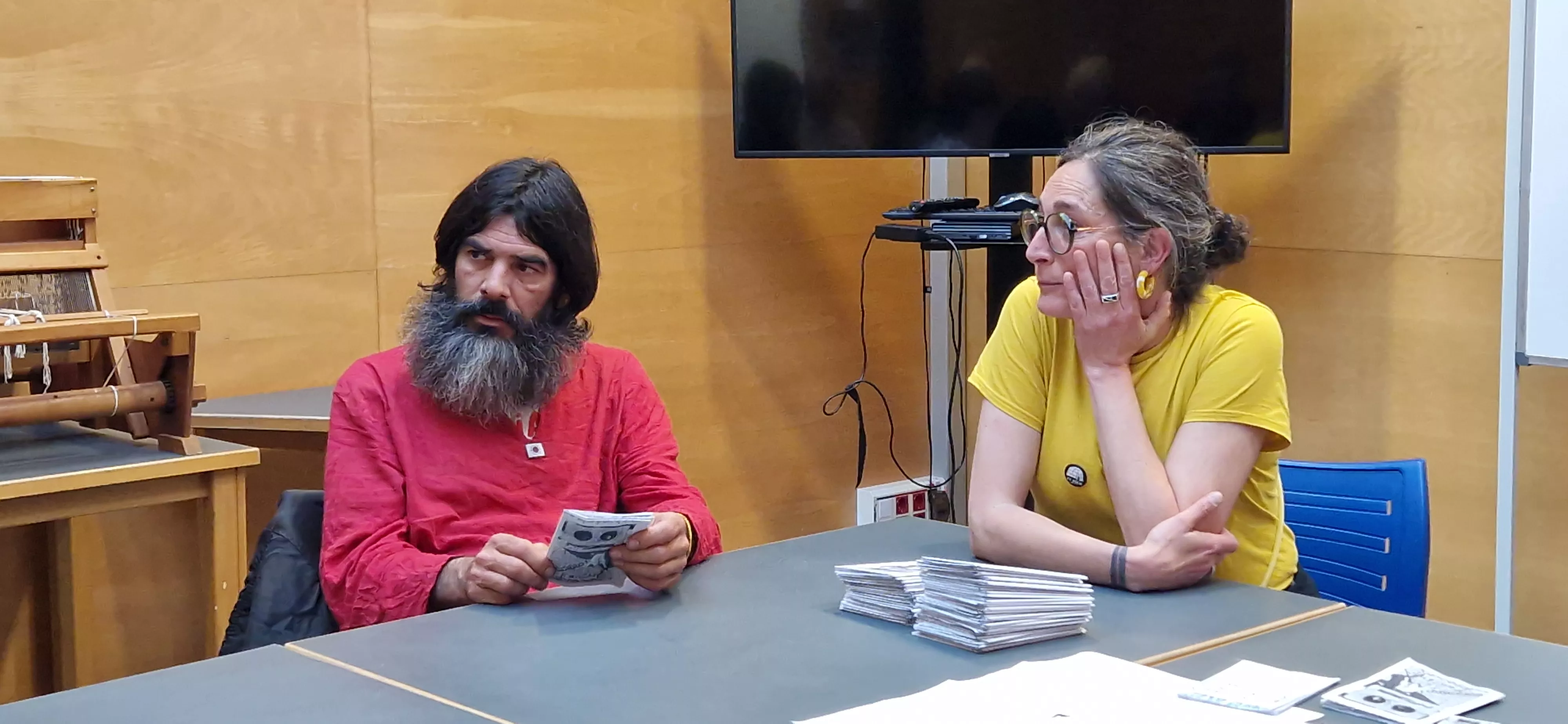 Presentación de Socorro! Fanzine en el 3º Barriofest. Foto Myriam Martínez