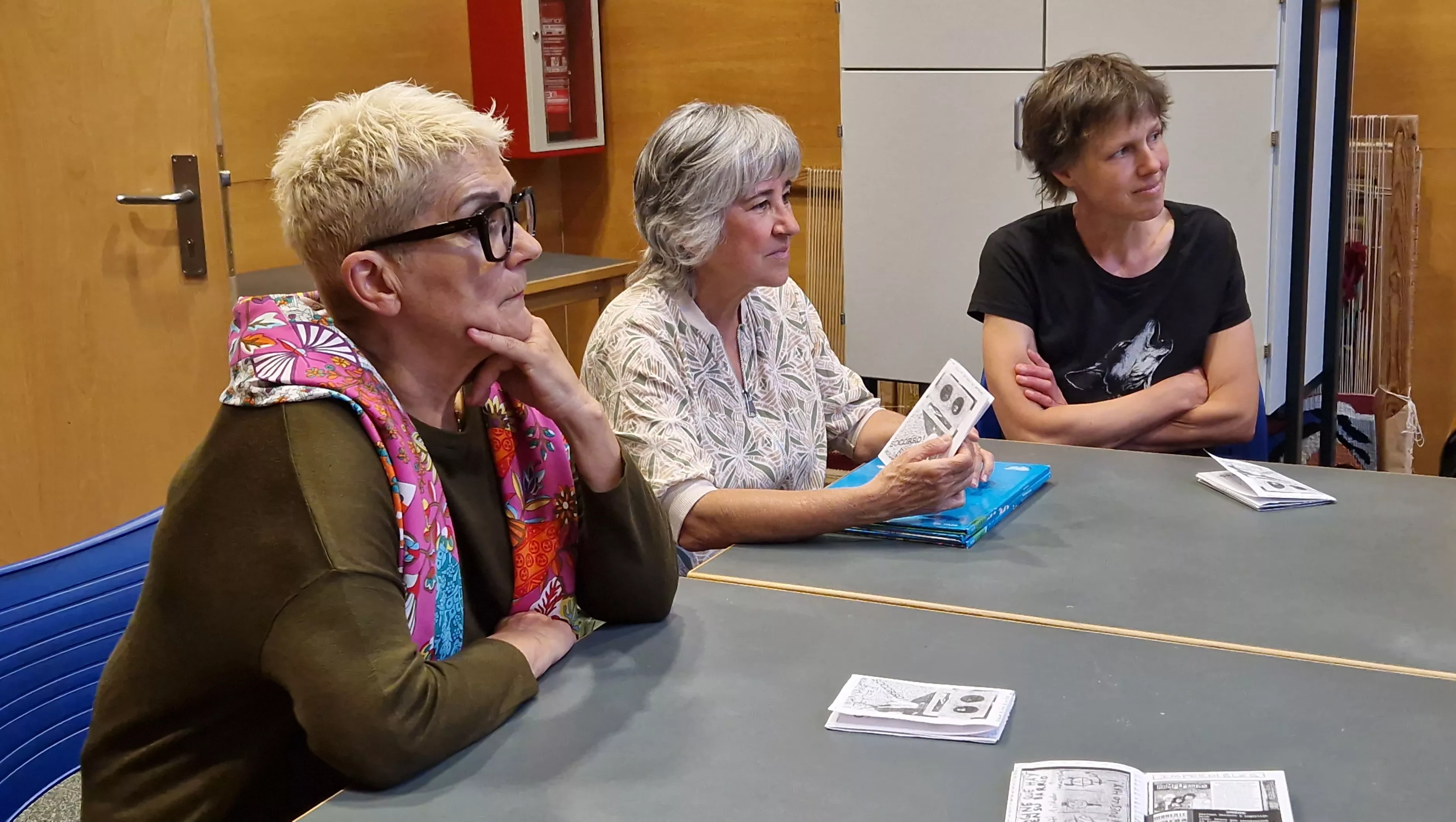 Presentación de Socorro! Fanzine en el 3º Barriofest. Foto Myriam Martínez