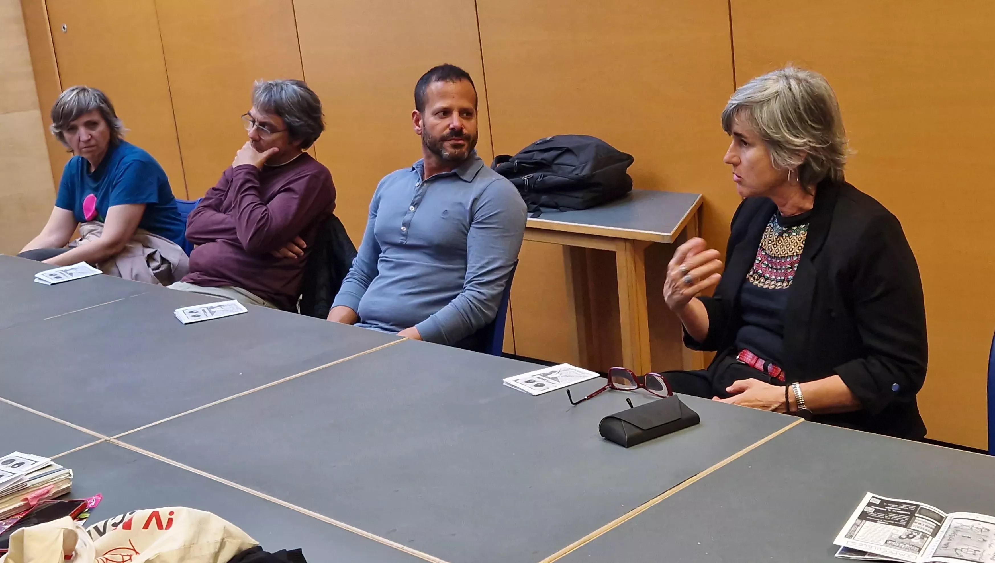 Presentación de Socorro! Fanzine en el 3º Barriofest. Foto Myriam Martínez