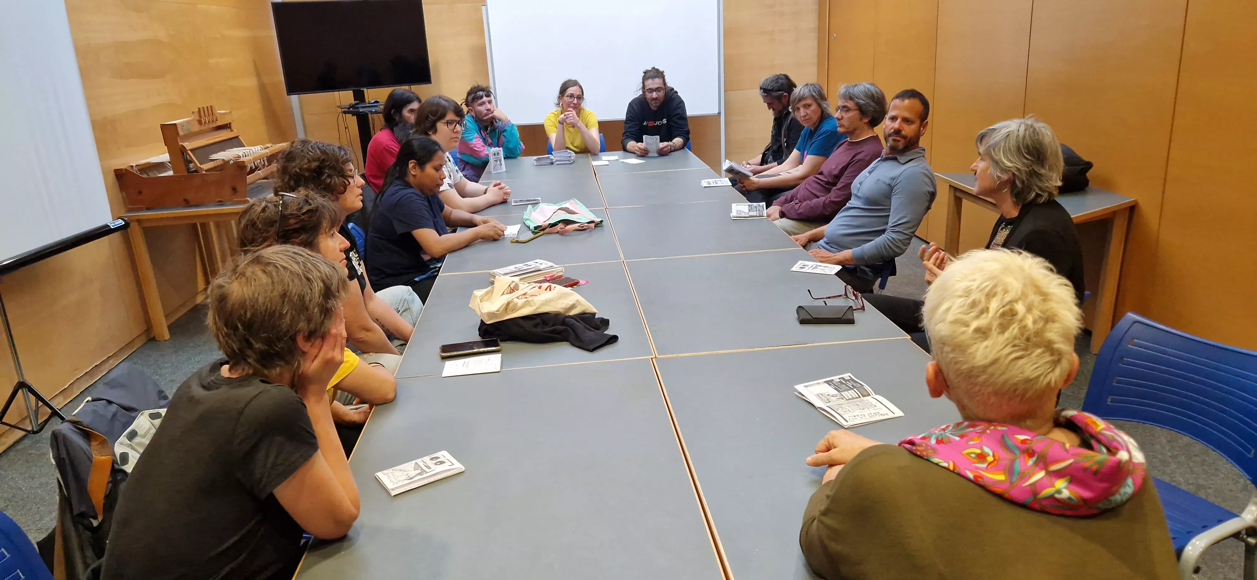 Presentación de Socorro! Fanzine en el 3º Barriofest. Foto Myriam Martínez