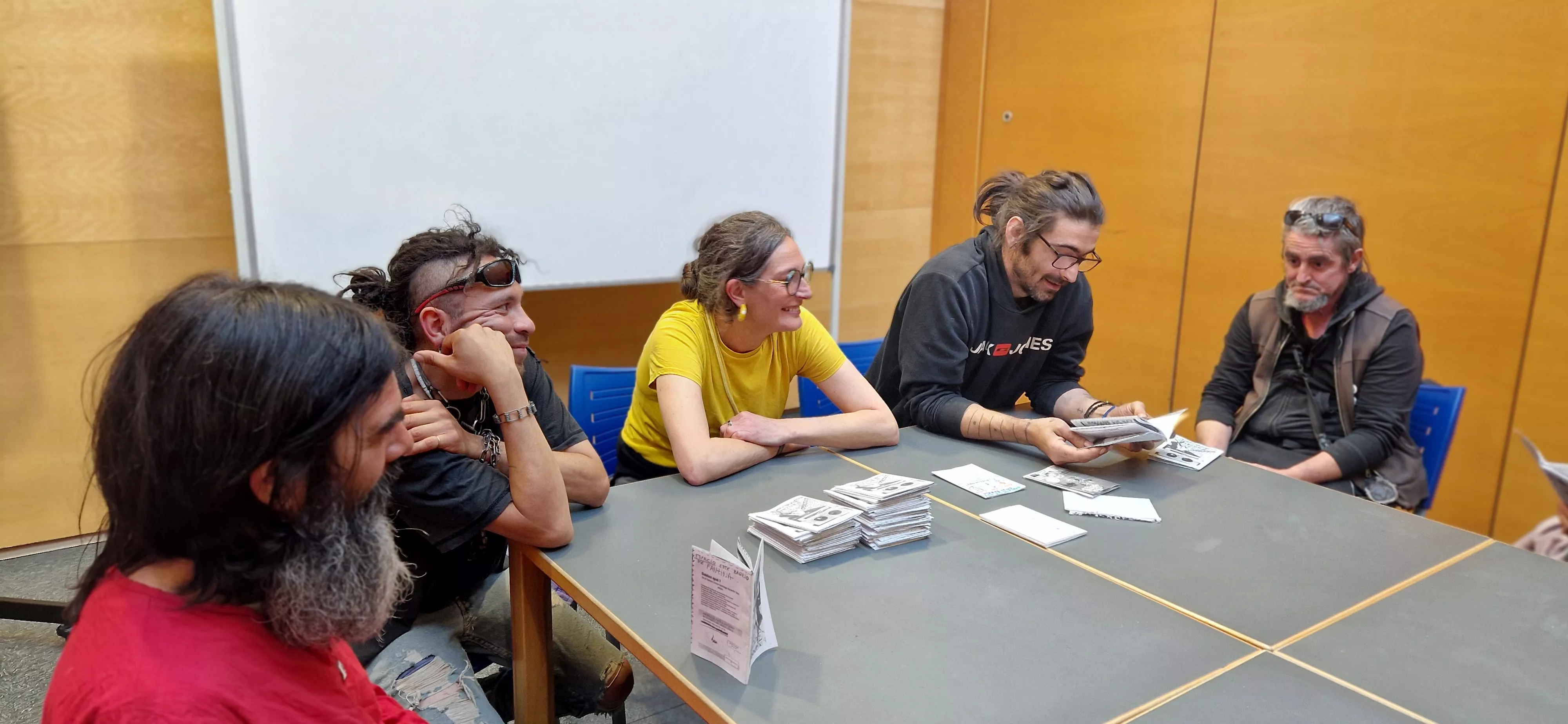 Presentación de Socorro! Fanzine en el 3º Barriofest. Foto Myriam Martínez
