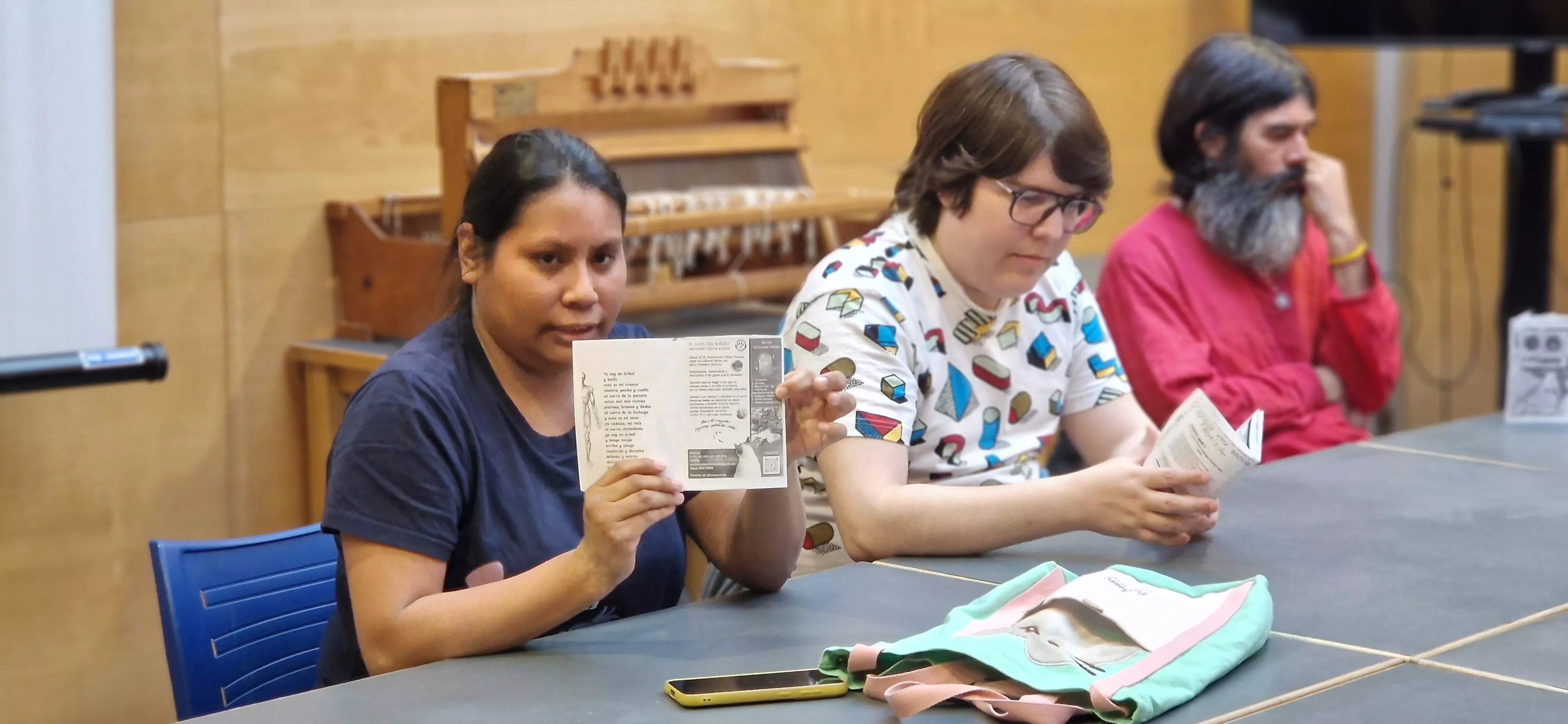 Presentación de Socorro! Fanzine en el 3º Barriofest. Foto Myriam Martínez