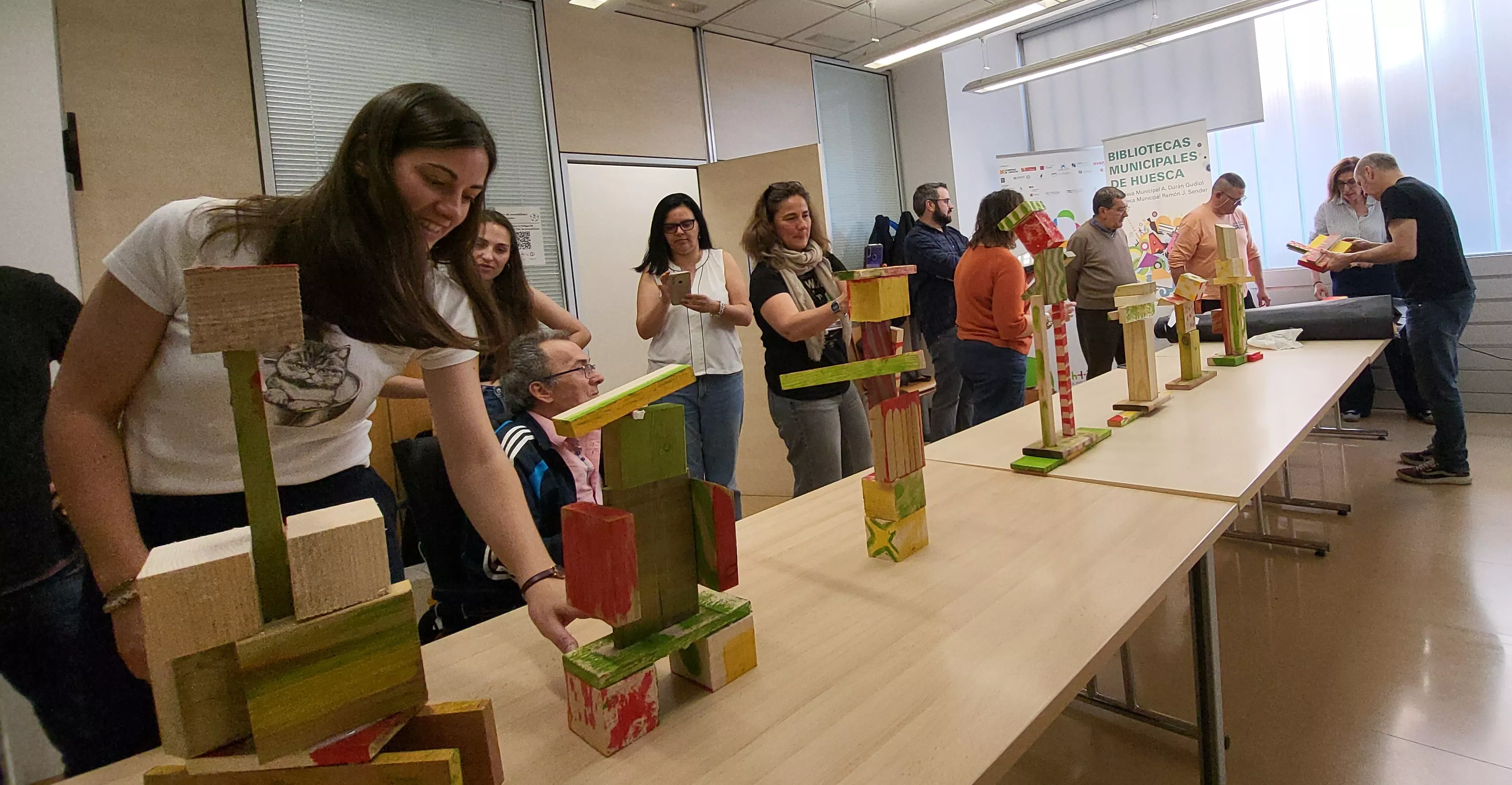 Taller de Isidro Ferrer en Diversario. Foto Mercedes Manterola