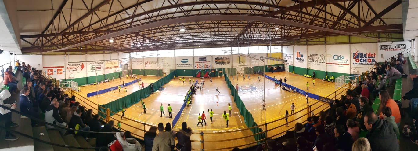 Imagen del Pabellón de Monzón en la jornada del fin de semana.