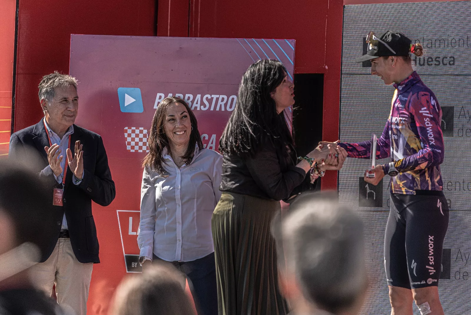 La Vuelta Femenina, en Huesca. Foto: José Antonio Terrón