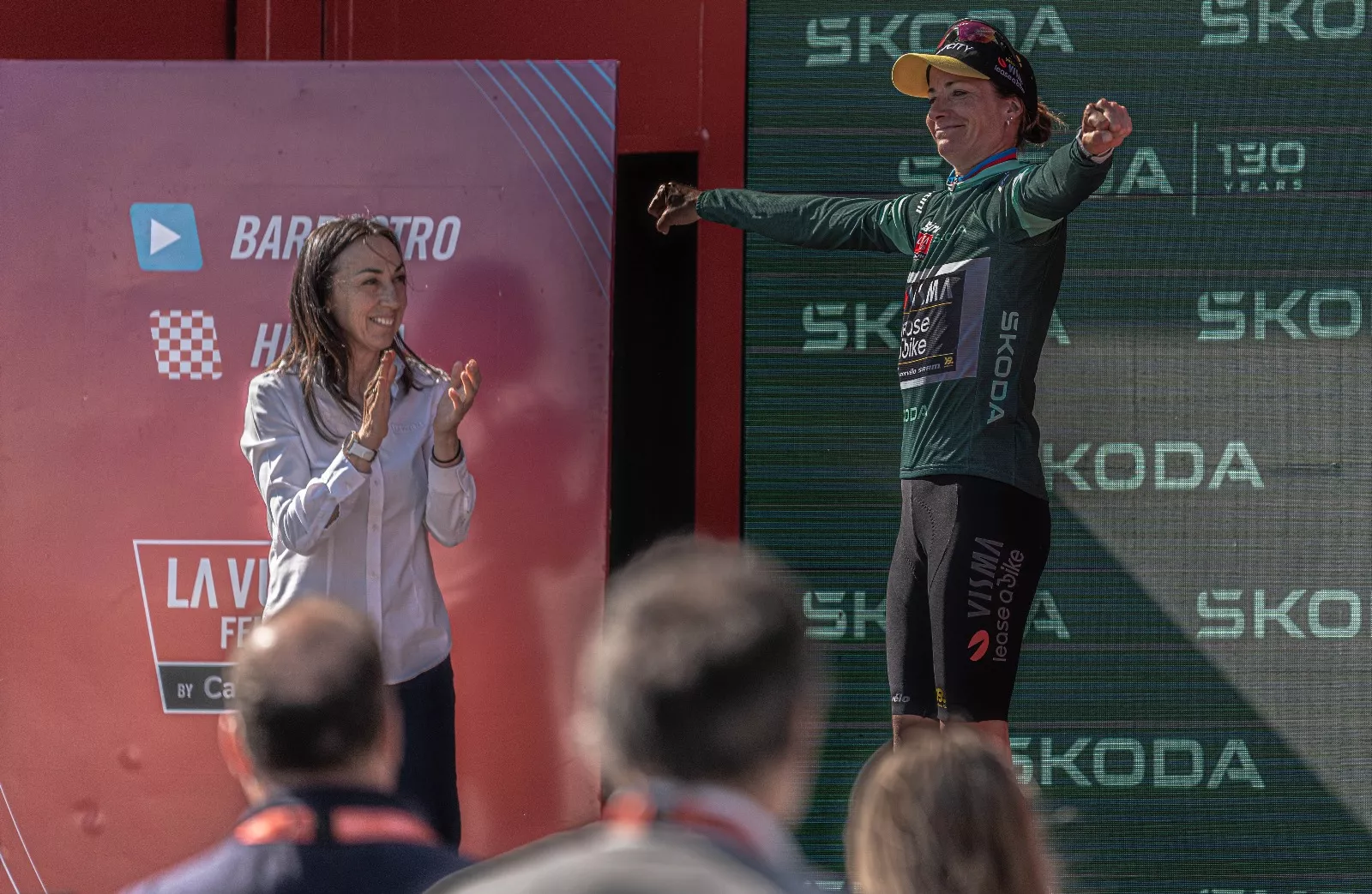 La Vuelta Femenina, en Huesca. Foto: José Antonio Terrón