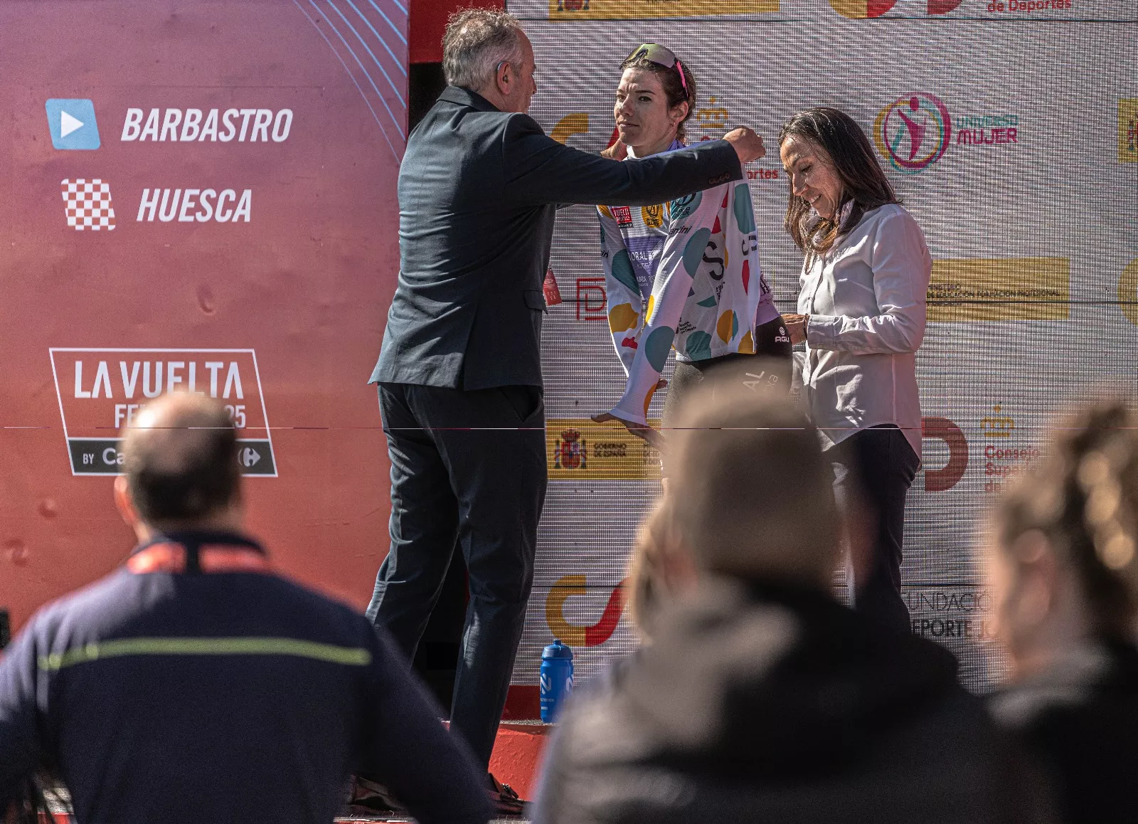 La Vuelta Femenina, en Huesca. Foto: José Antonio Terrón