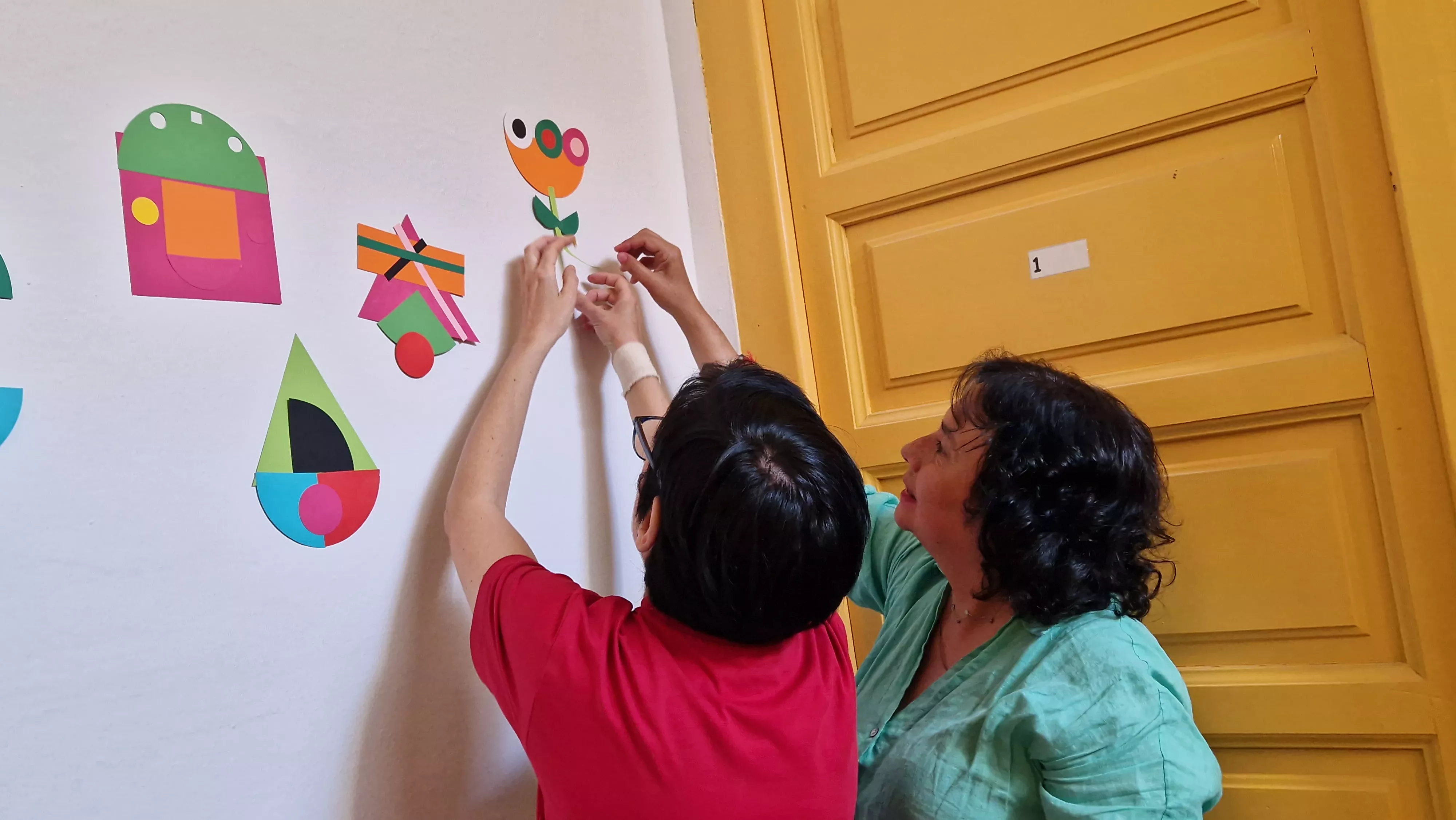 Mural colaborativo de Diversario y Vicky de Sus. Foto Myriam Martínez