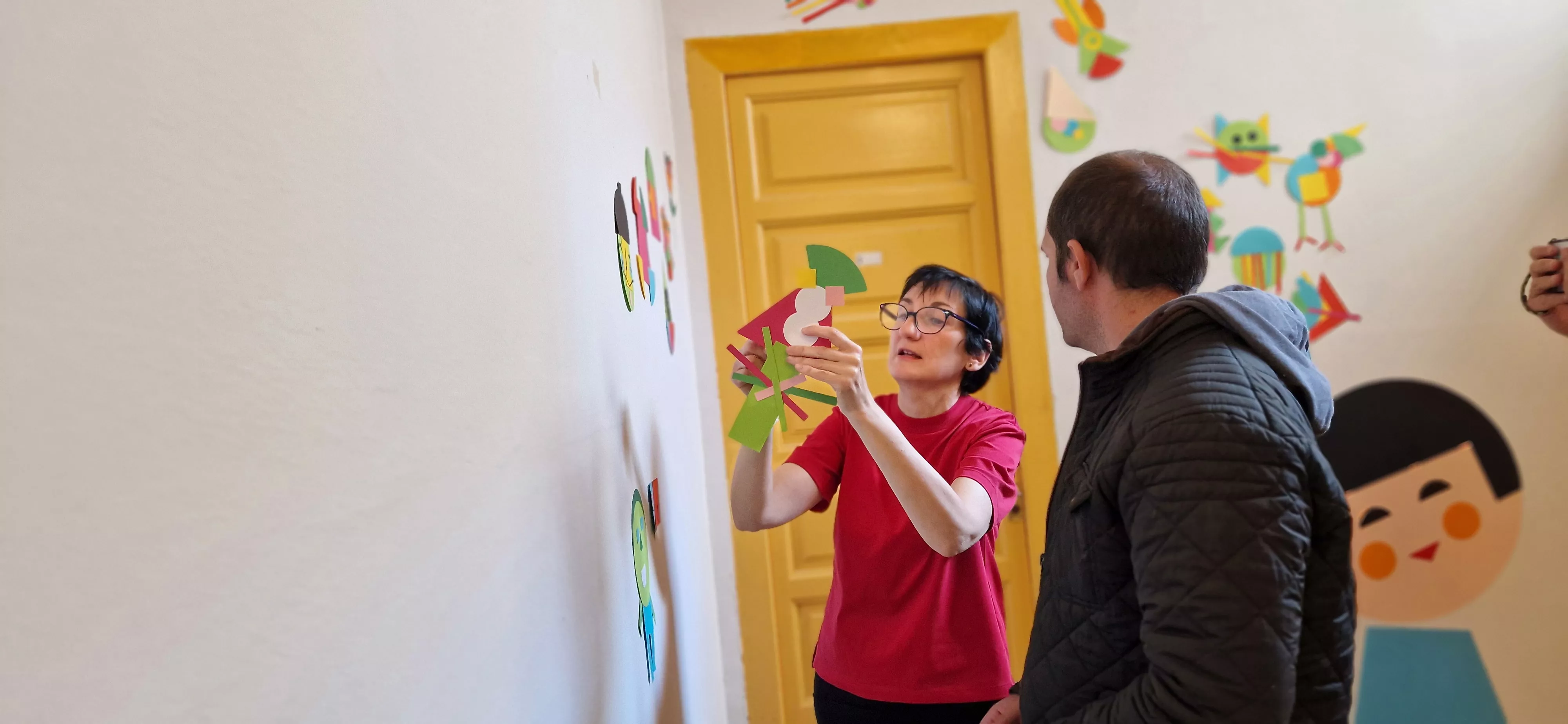 Mural colaborativo de Diversario y Vicky de Sus. Foto Myriam Martínez