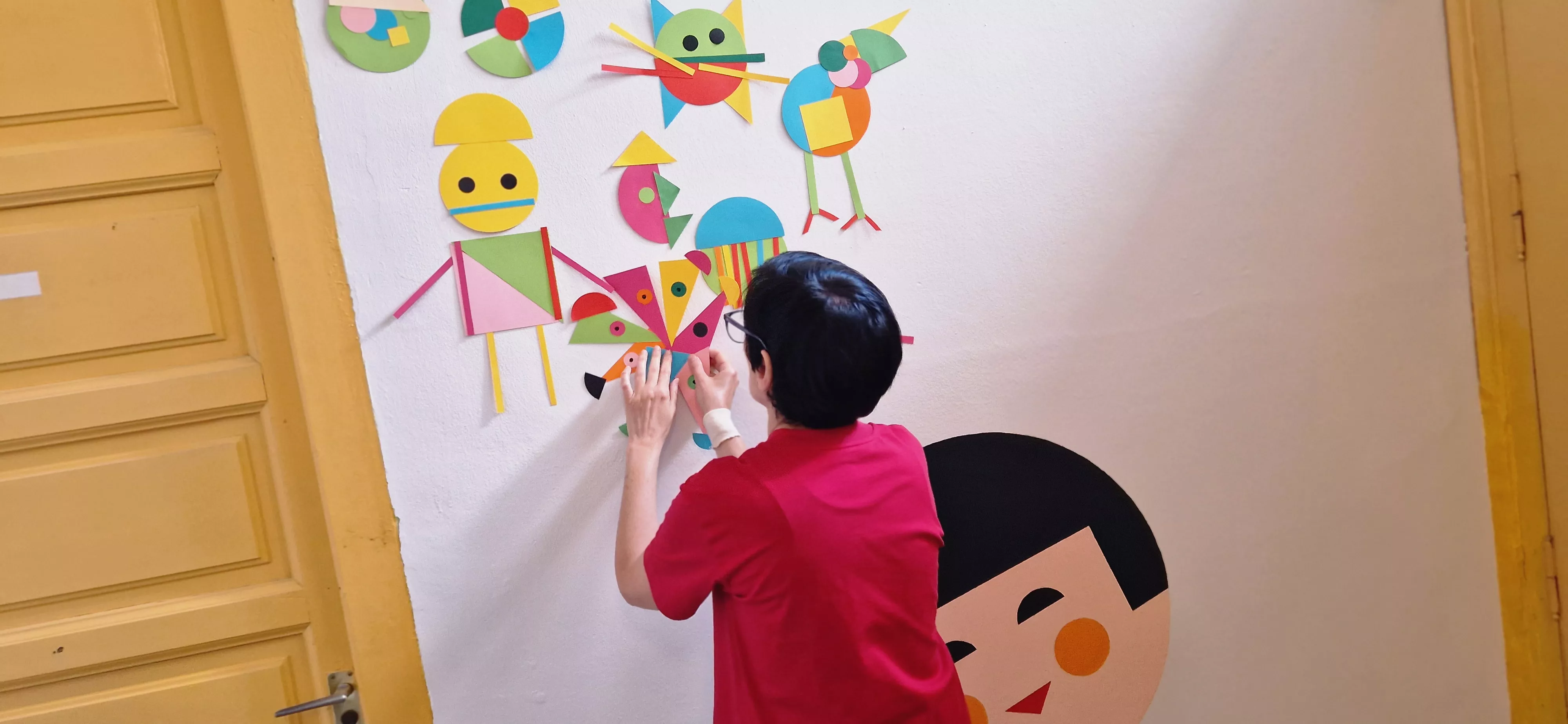 Mural colaborativo de Diversario y Vicky de Sus. Foto Myriam Martínez