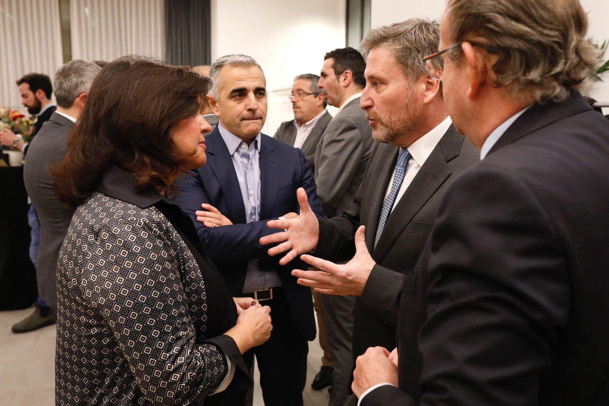 El consejero Soro en el acto celebrado en Madrid por la reapertura del Canfranc