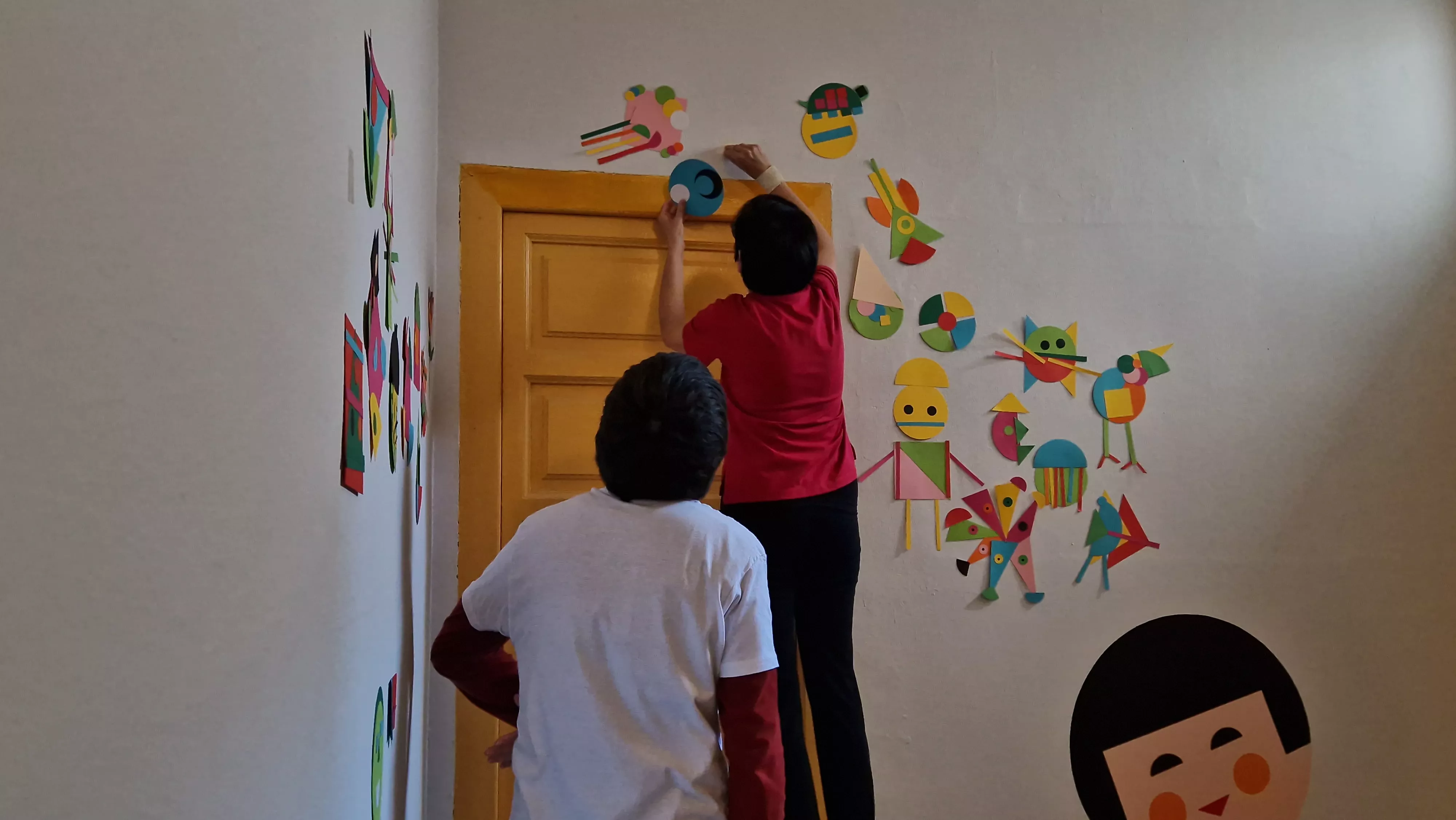 Mural colaborativo de Diversario y Vicky de Sus. Foto Myriam Martínez