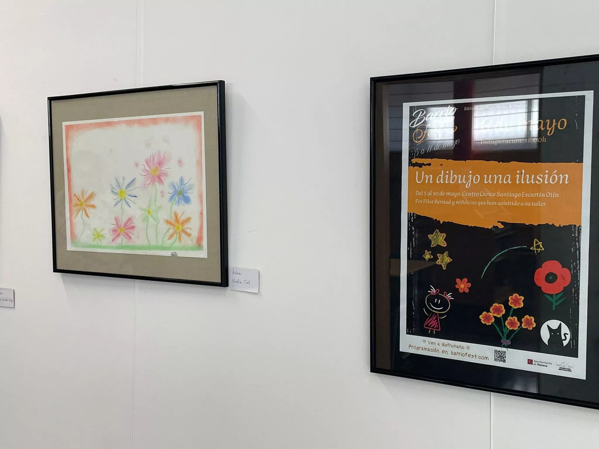 Exposición “Un dibujo, una ilusión” con Pilar Bernad en Barriofest.